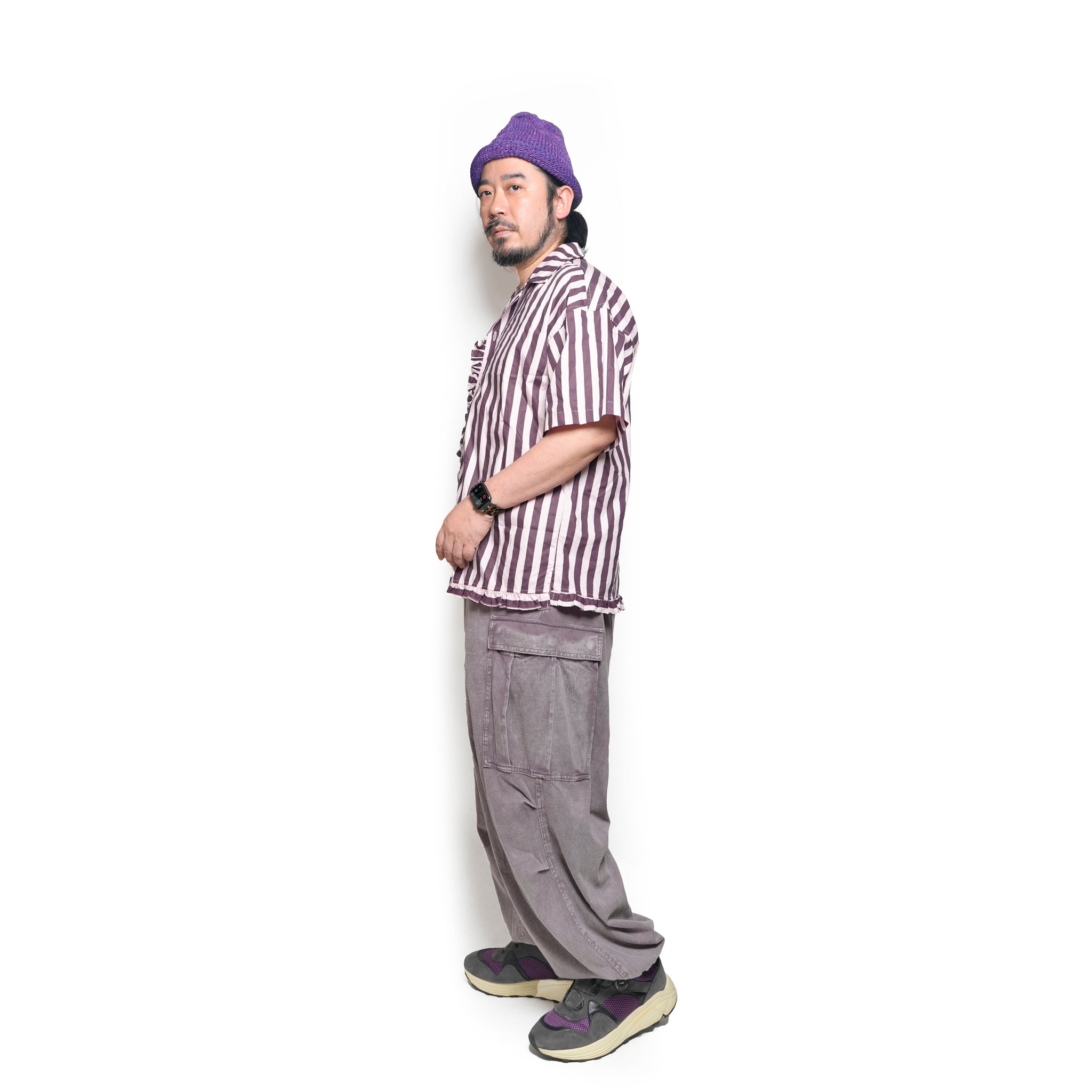 Deck Stripe Revere Collar Shirt | Color_Pink | No_32SM01BLM163PNK_PINK【SISTER JANE_シスタージェーン】