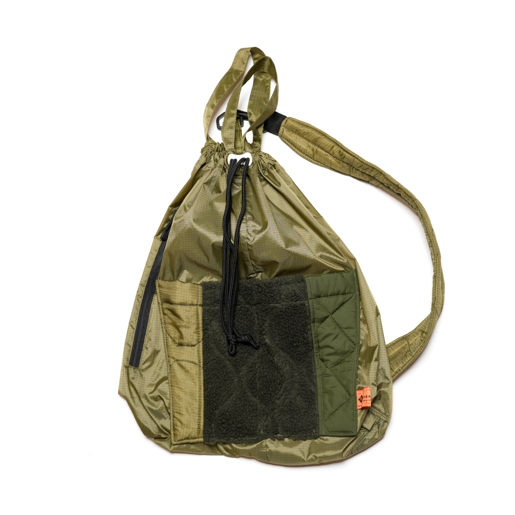 mate-285_Olive | ライナーパッチPKサック | Color:Olive【REHERSALL_リハーズオール】【archive】