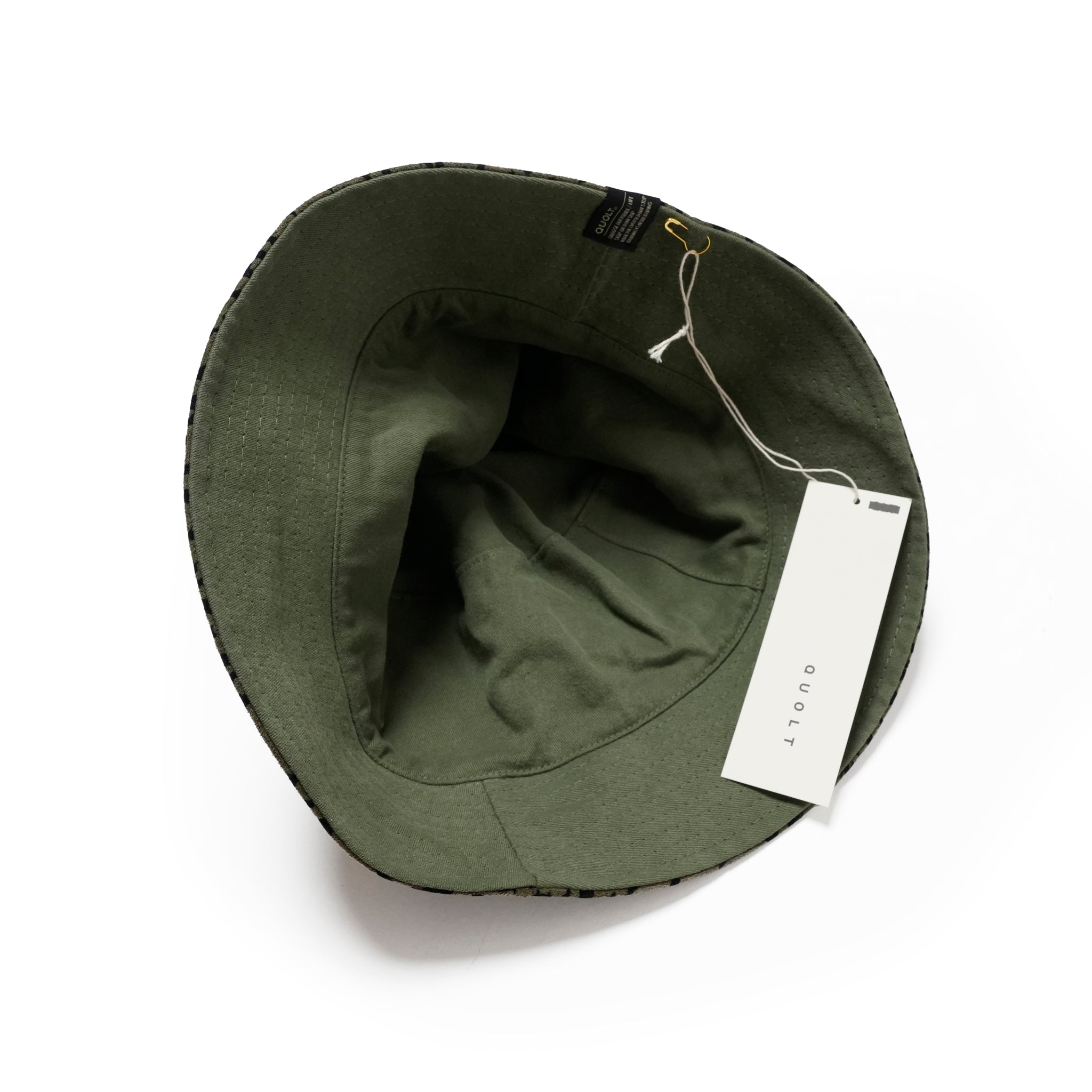 901T-1872 | Name: LEOPARD-REV HAT | Color:Khaki/Navy【QUOLT_クオルト】【ネコポス選択可能】