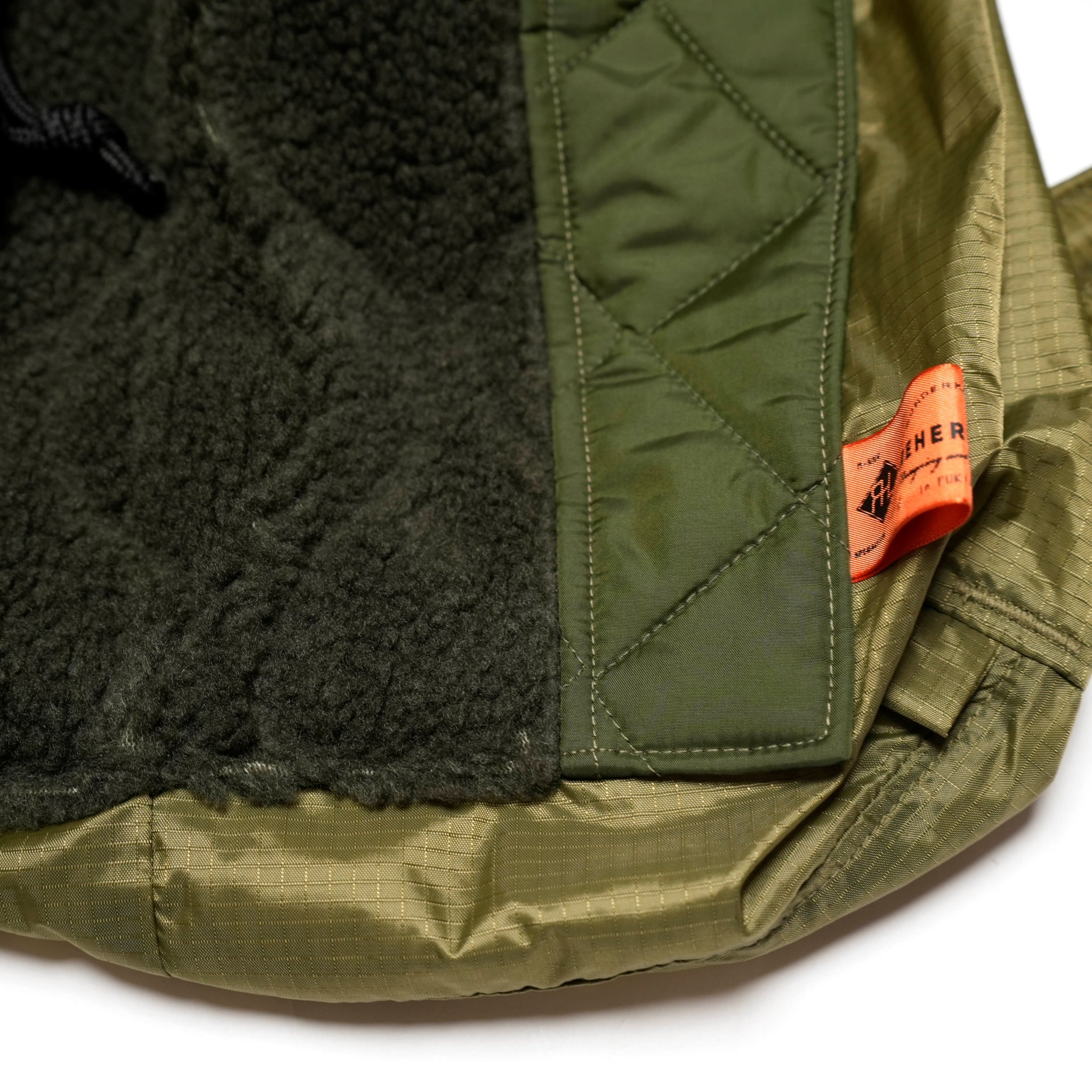 mate-285_Olive | ライナーパッチPKサック | Color:Olive【REHERSALL_リハーズオール】【archive】