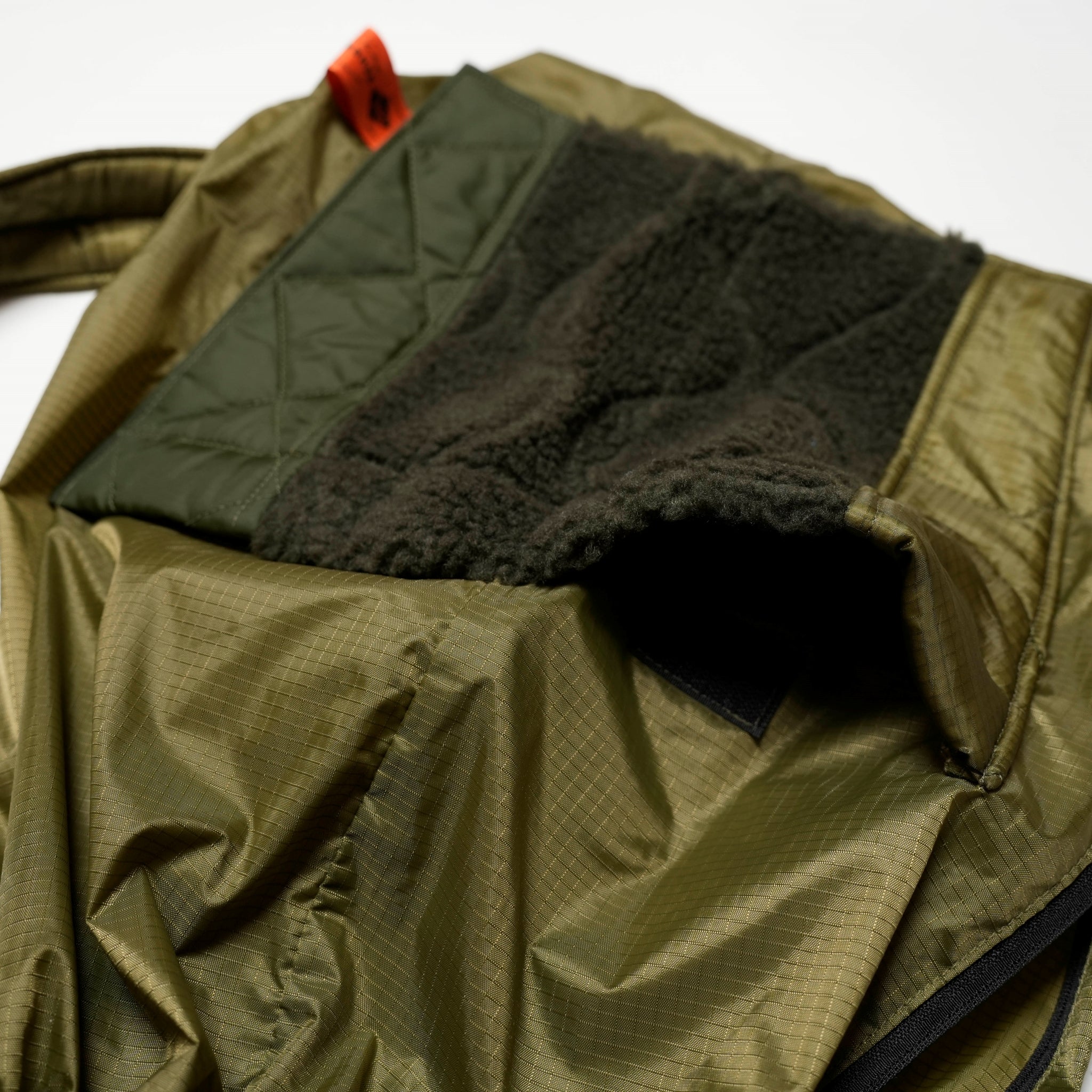 mate-285_Olive | ライナーパッチPKサック | Color:Olive【REHERSALL_リハーズオール】【archive】