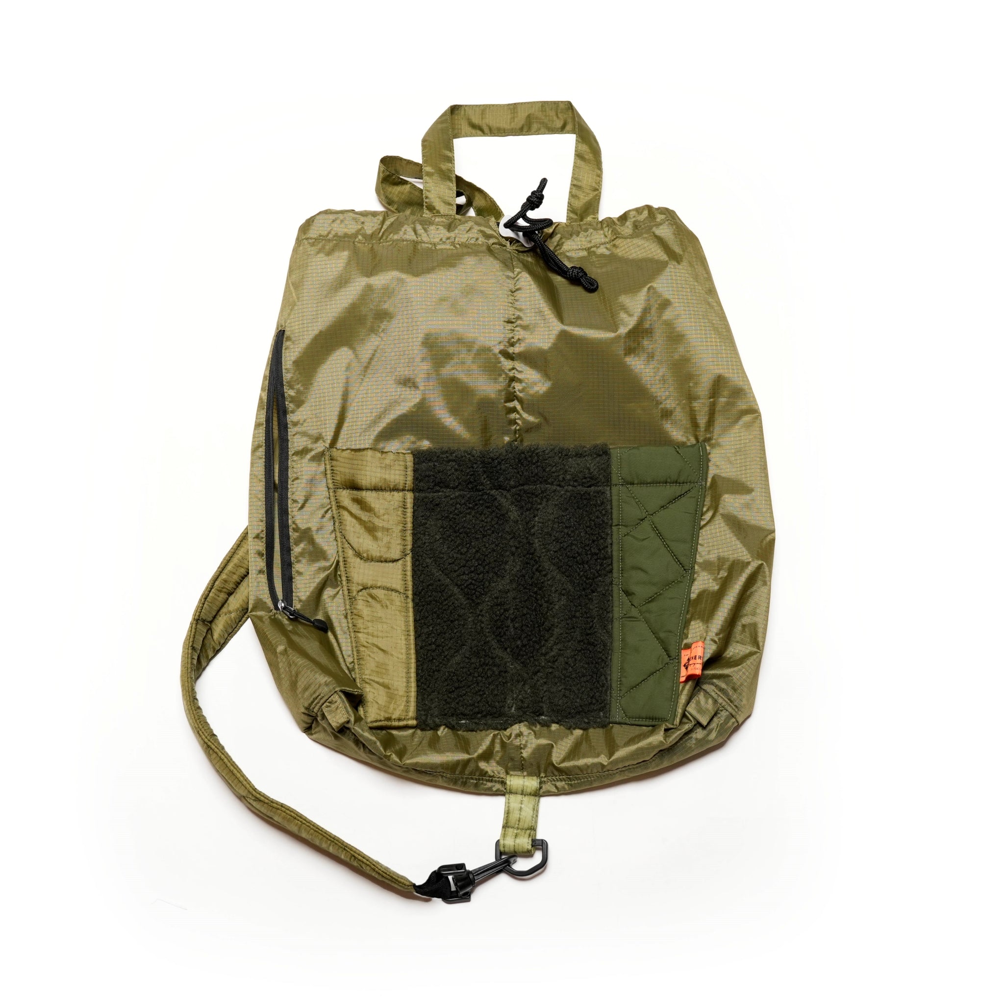 mate-285_Olive | ライナーパッチPKサック | Color:Olive【REHERSALL_リハーズオール】【archive】