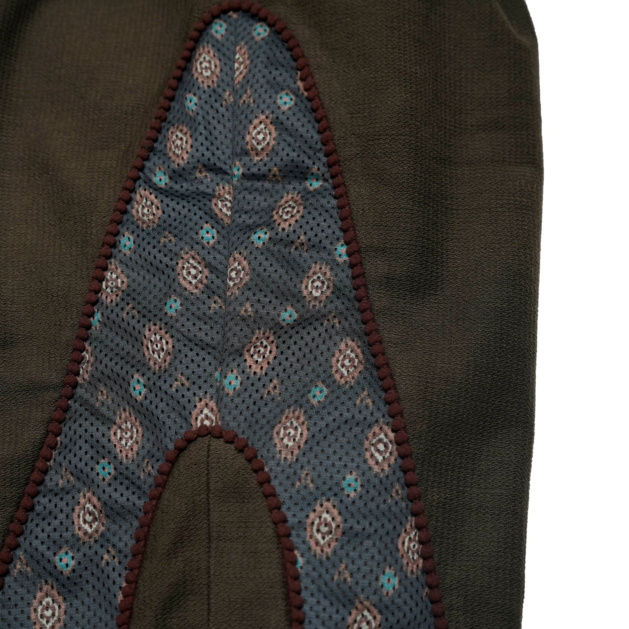 ACR24SS-P03 / (A)crypsis® Totem Weave Patchwork Pants-OLIVE | Size:Free | (A)CRYPSIS® | SEIVSON