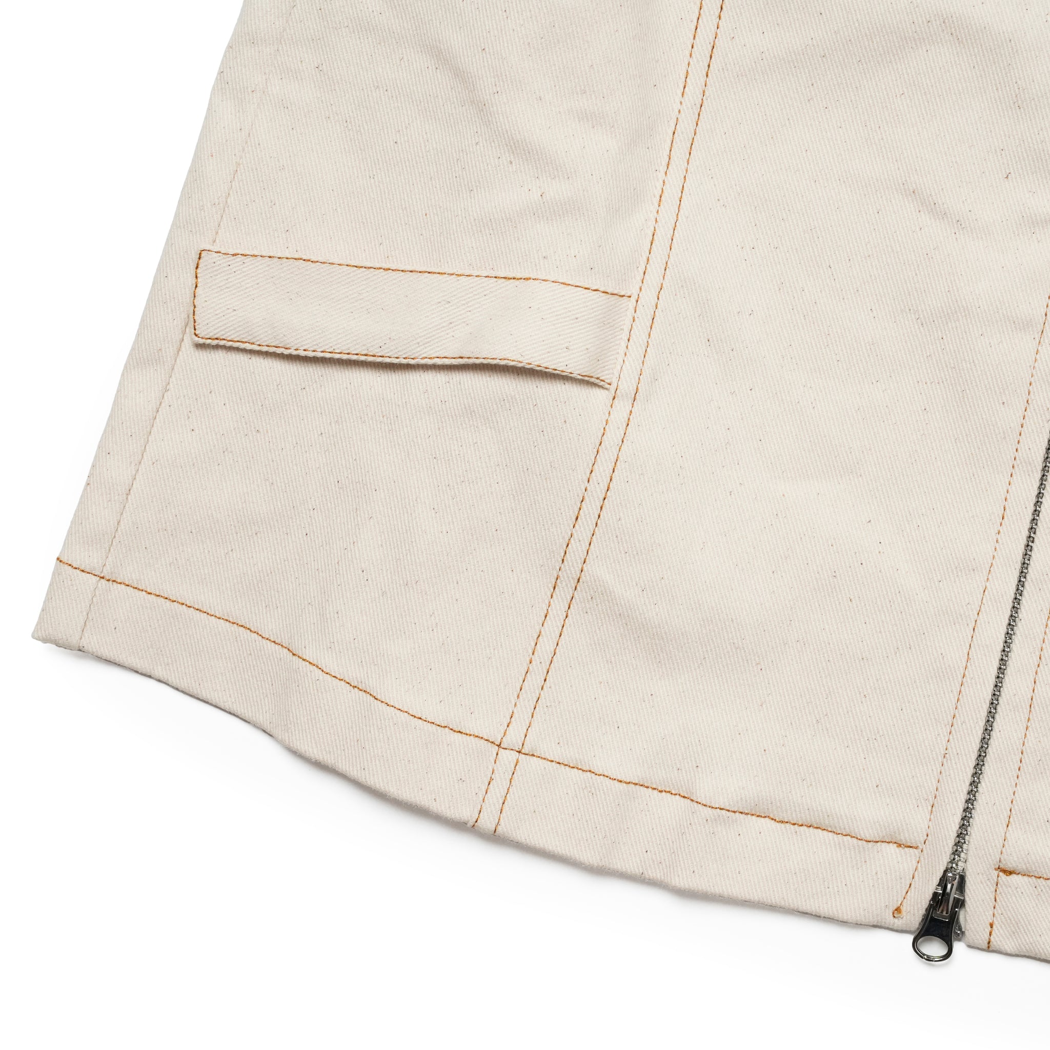 Quincey Drill Top | Color_Ivory | No_32GH01TOG394IVO_IVORY【GHOSPELL_ゴスペル】