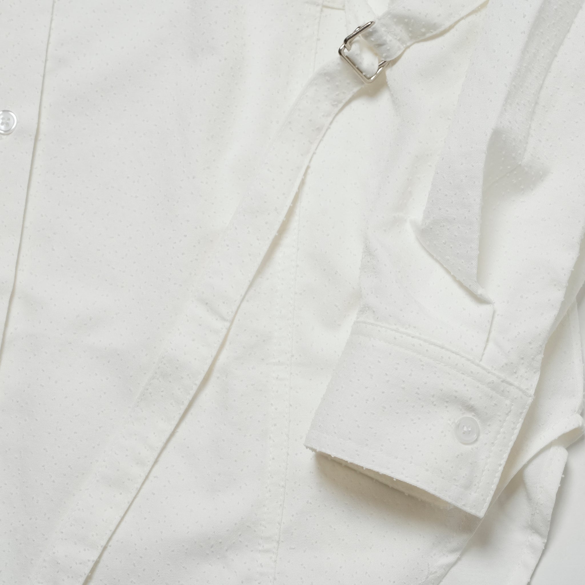 Beth Oversized Shirt | Color_Ivory | No_32GH01BLG365IVO_IVORY【GHOSPELL_ゴスペル】