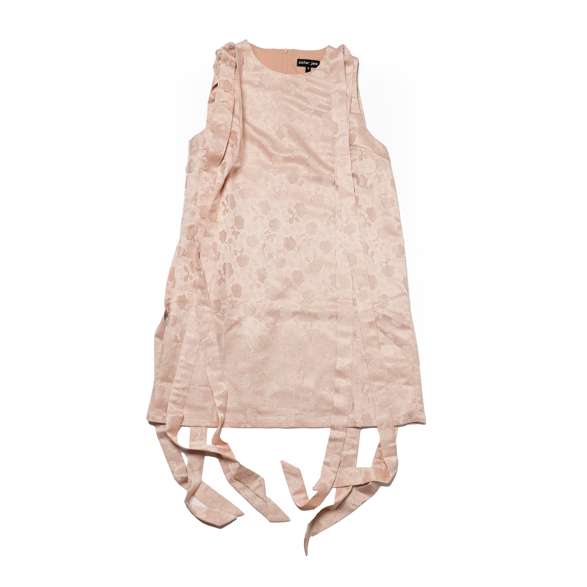 Serene Bow Mini Dress | Color_Nude | No_32SJ01DR2331NUD_NUDE【SISTER JANE_シスタージェーン】