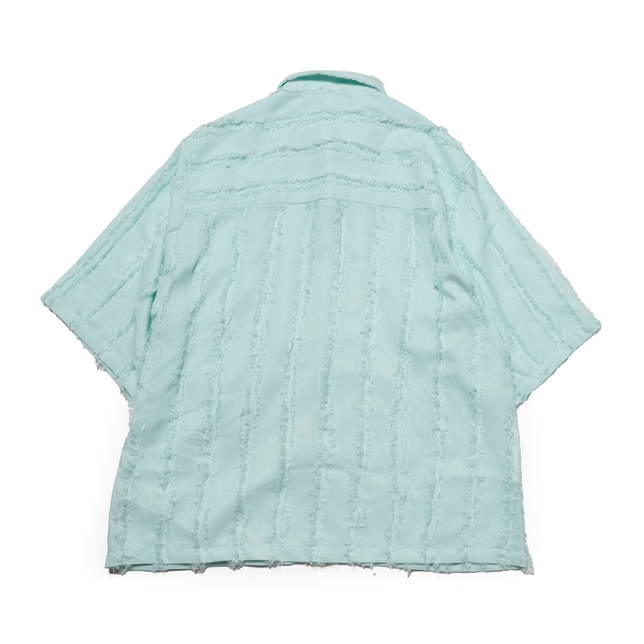 Davy Frayed Boxy Shirt | Color_Green | No_32SM01BLM166GRN_GREEN【SISTER JANE_シスタージェーン】