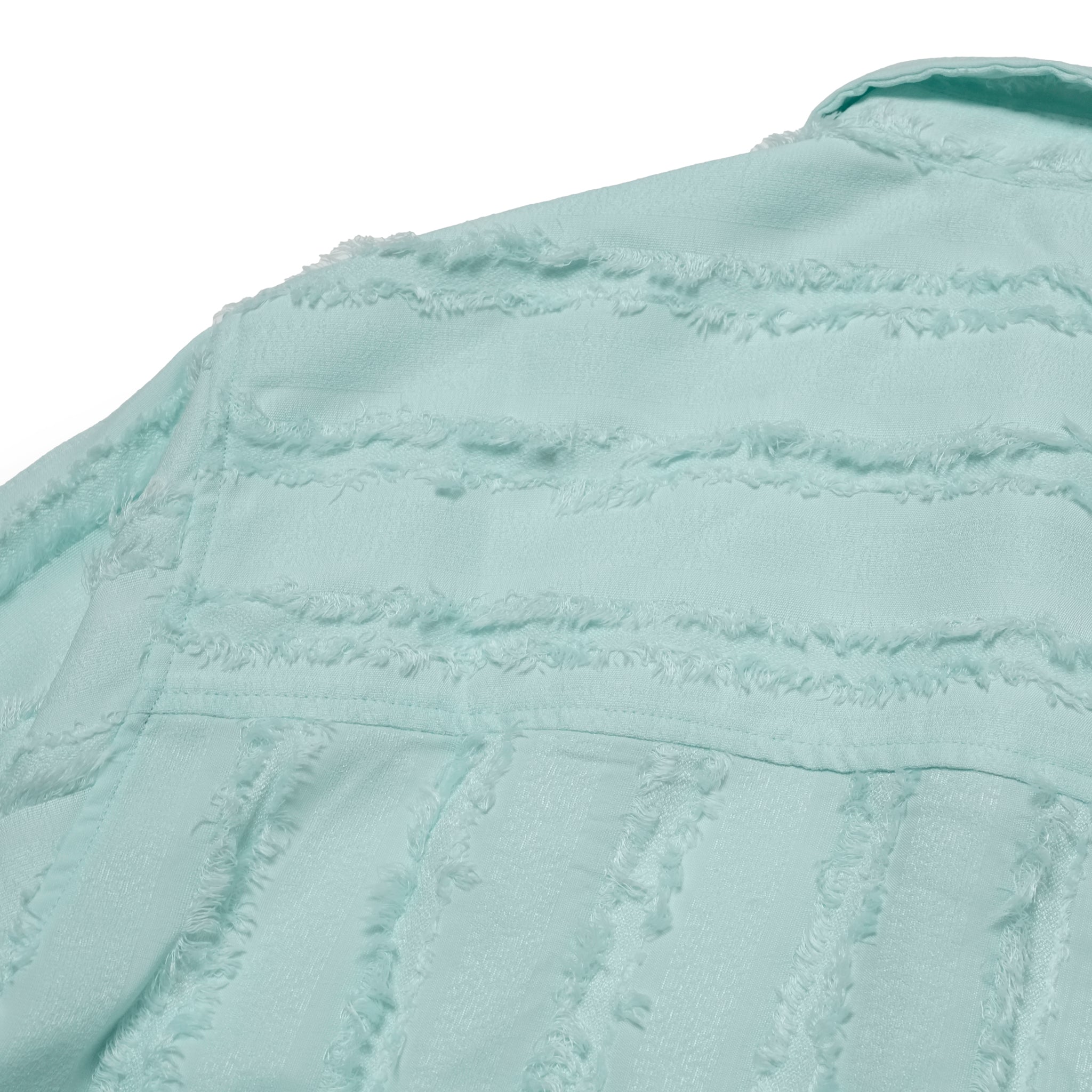Davy Frayed Boxy Shirt | Color_Green | No_32SM01BLM166GRN_GREEN【SISTER JANE_シスタージェーン】