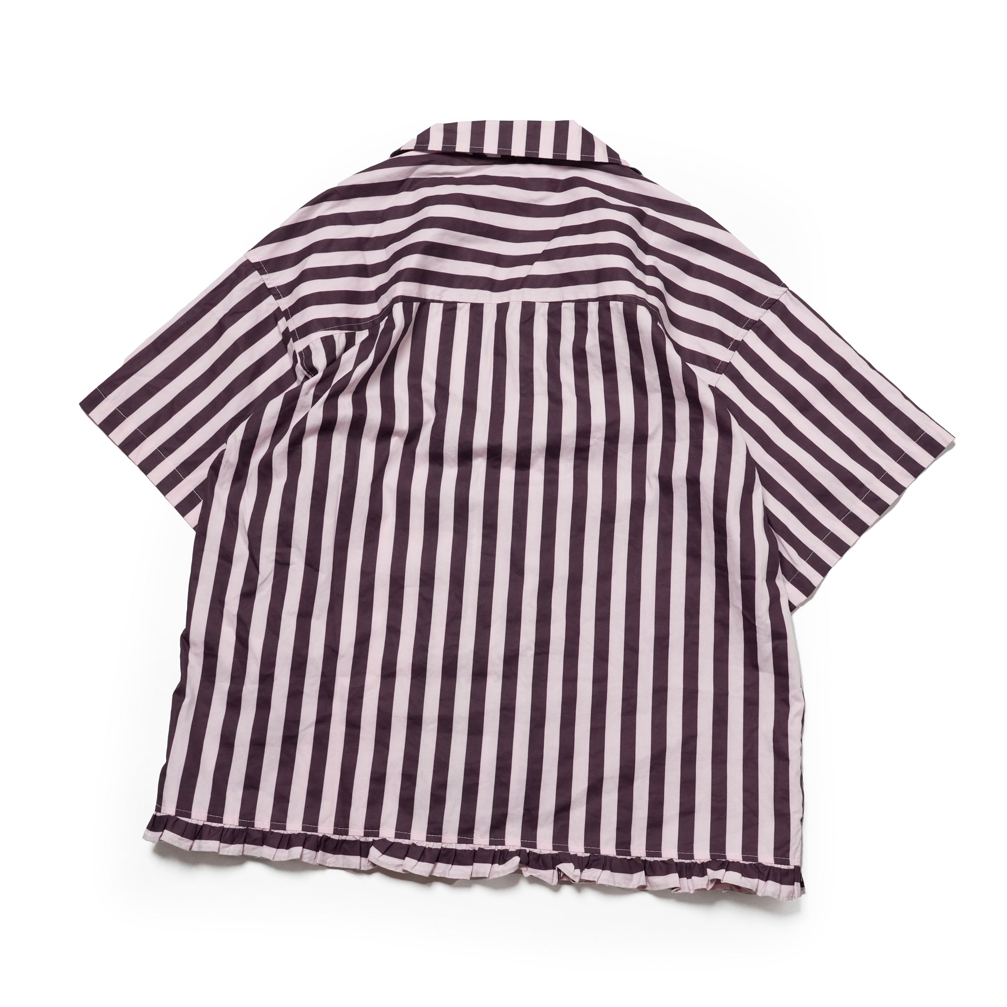Deck Stripe Revere Collar Shirt | Color_Pink | No_32SM01BLM163PNK_PINK【SISTER JANE_シスタージェーン】