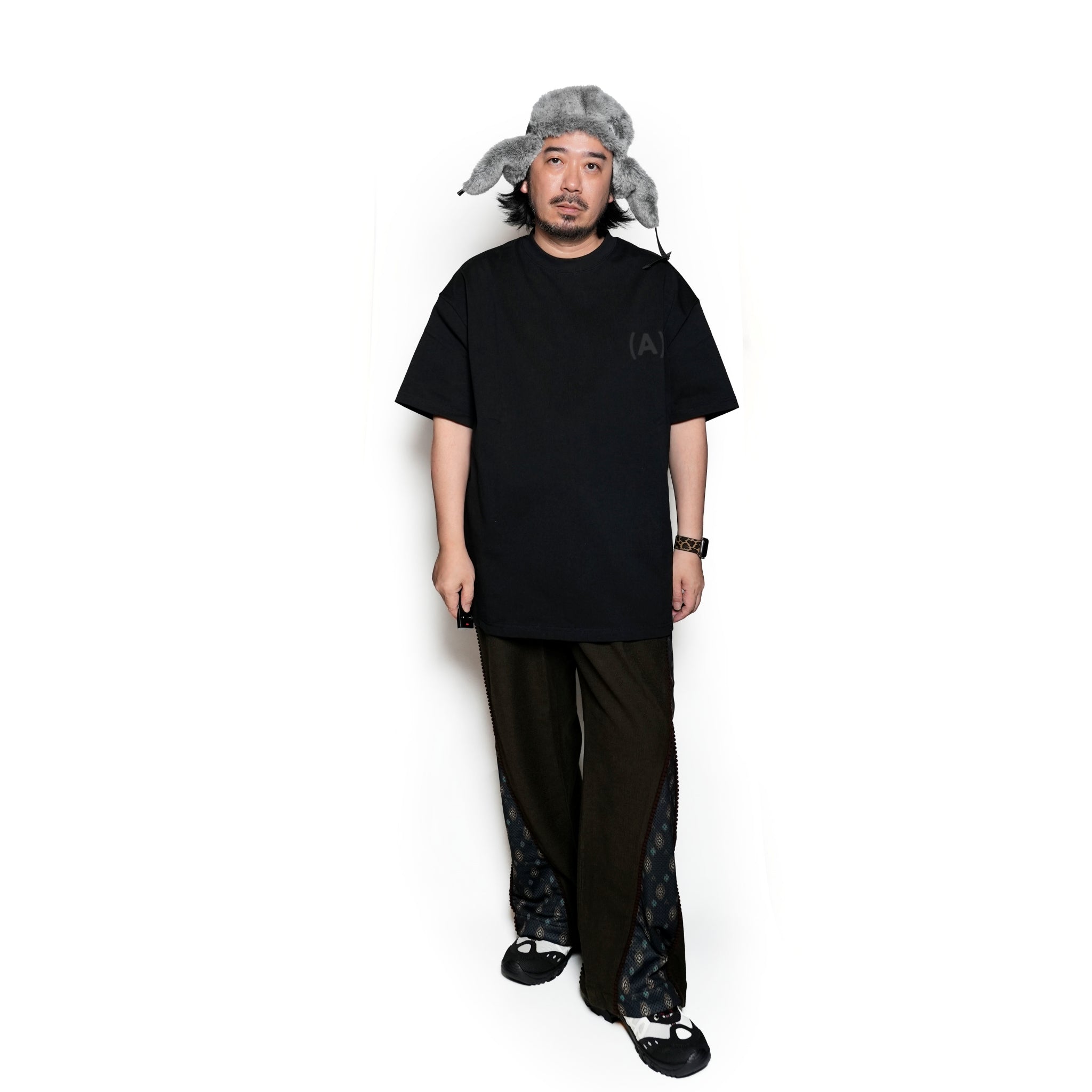 ACR24SS-T06 / (A)crypsis® amoeba totem chainmaille TEE-BLACK | Size:Free | (A)CRYPSIS® | SEIVSON