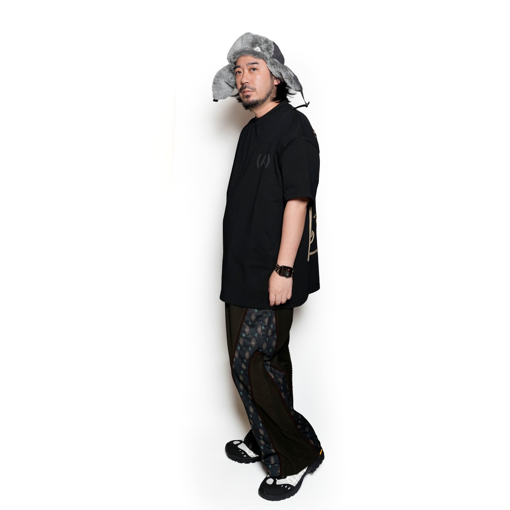 ACR24SS-T06 / (A)crypsis® amoeba totem chainmaille TEE-BLACK | Size:Free | (A)CRYPSIS® | SEIVSON