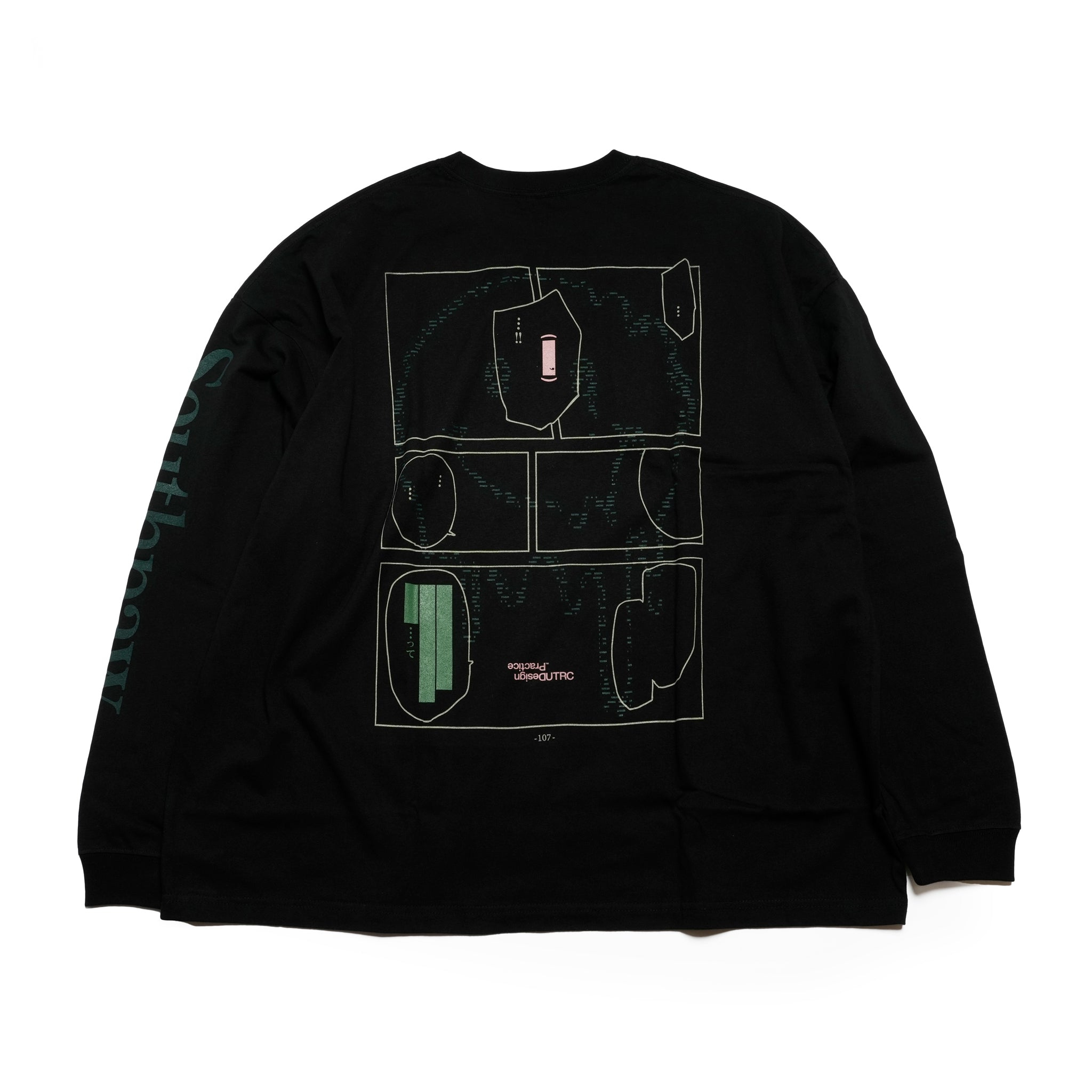 グラフィック tee L/S_1 | Color_Color: Black | No__211_color: black【UNTRACE_アントレース】