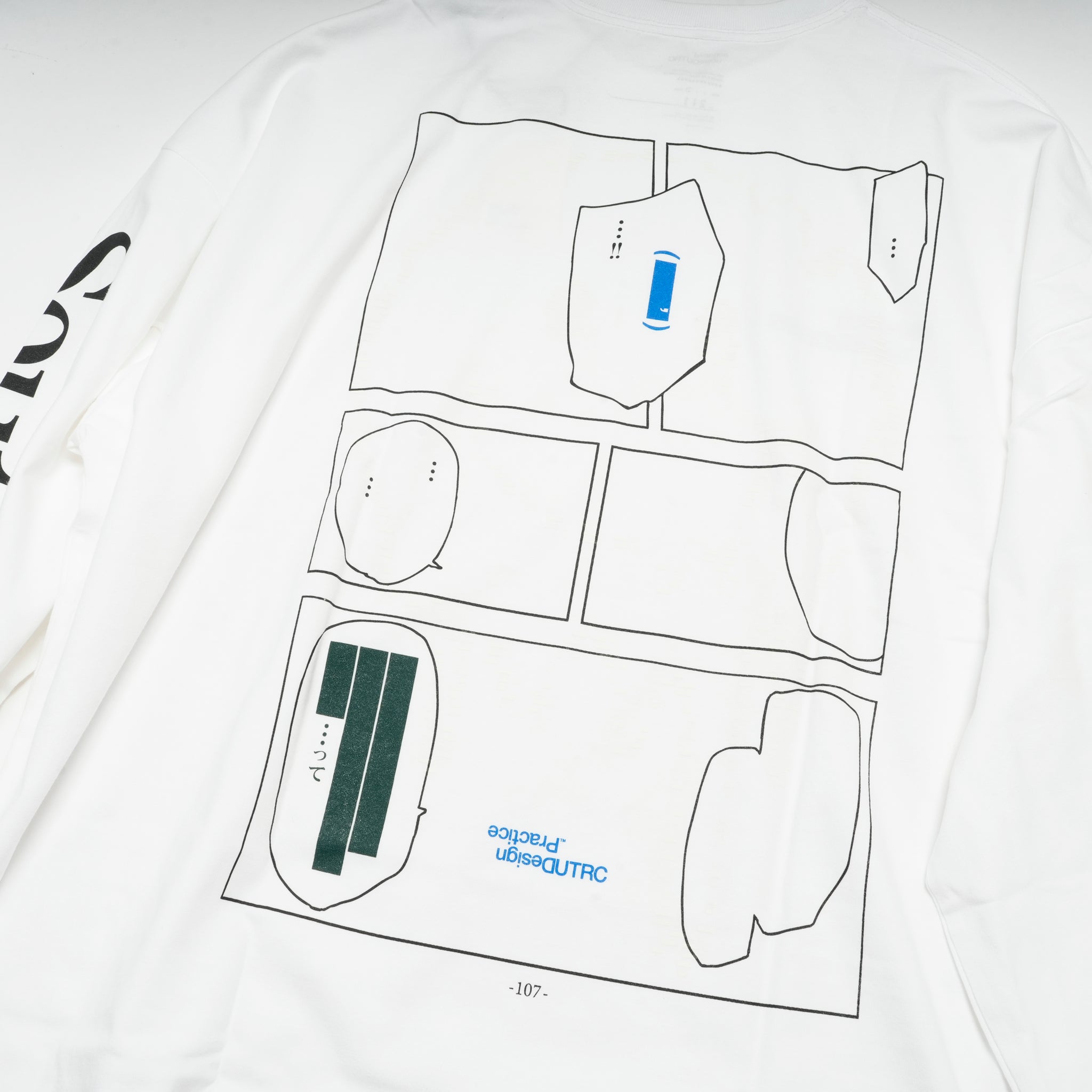 グラフィック tee L/S_1 | Color_Color: White | No__211_color: white【UNTRACE_アントレース】