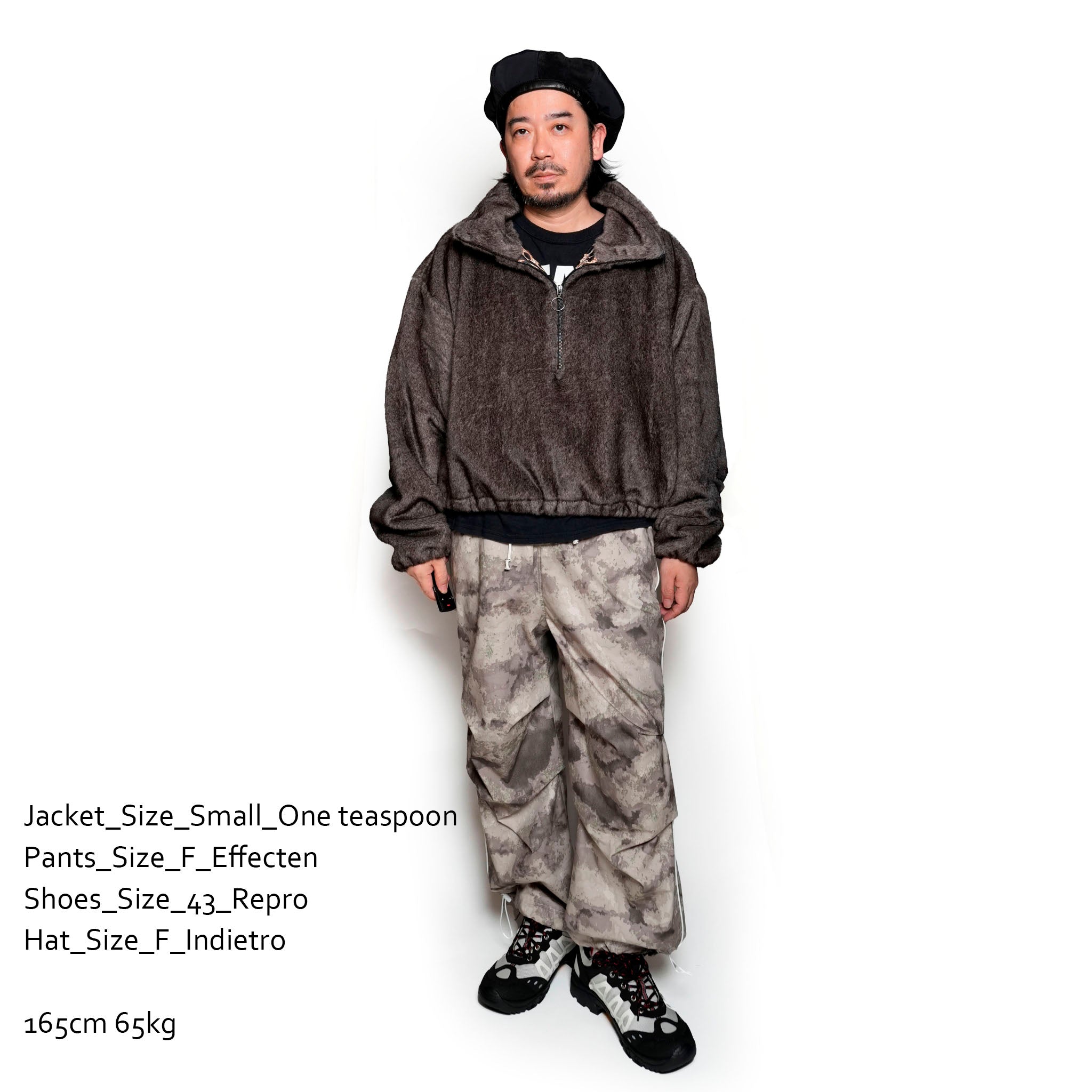 26471A_Ash | SAUVAGE FAUX FUR CROPPED PULLOVER JACKET | Color:Ash【ONE TEASPOON_ワンティースプーン】【archive】