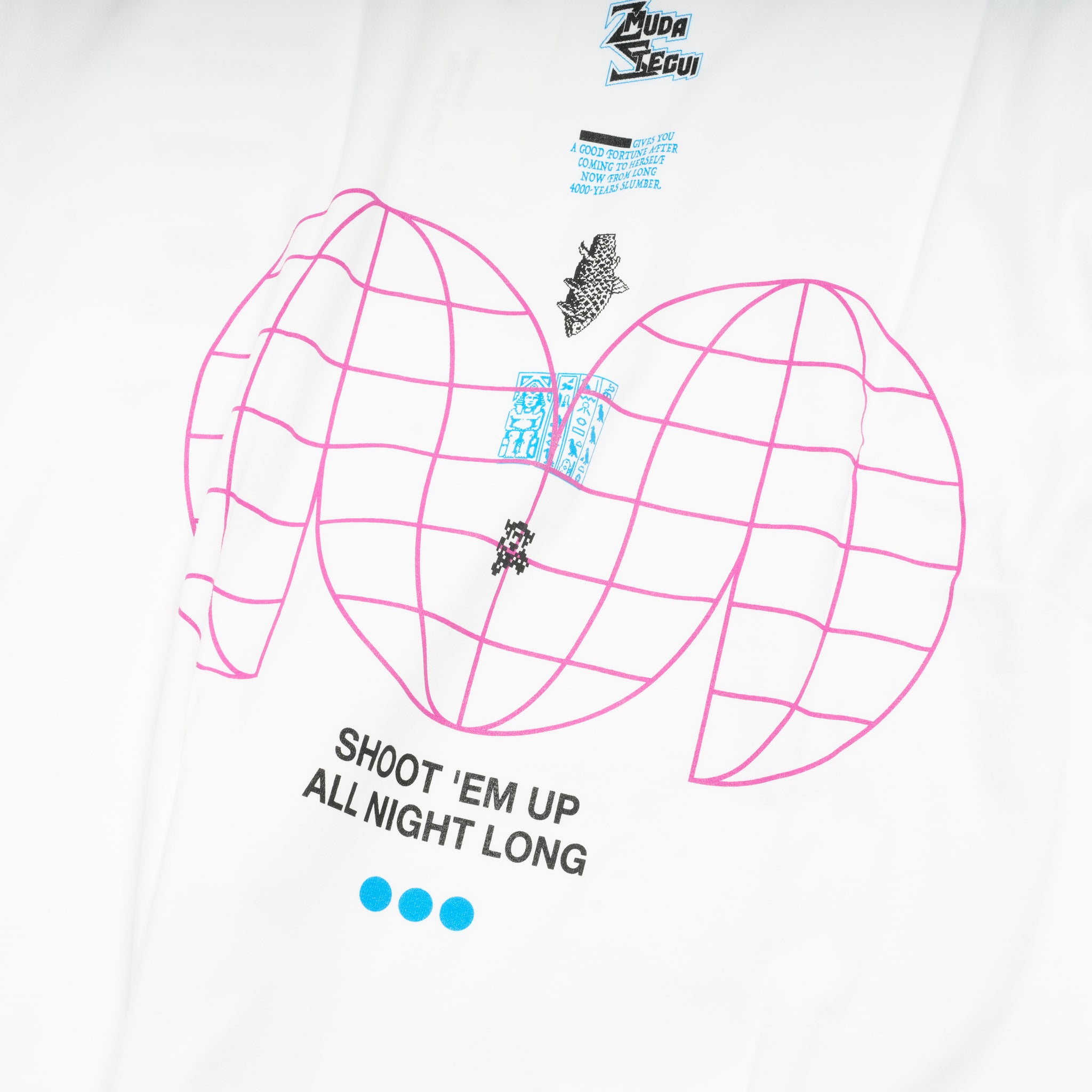 グラフィック tee L/S_3 | Color_Color: White | No__213_color: white【UNTRACE_アントレース】