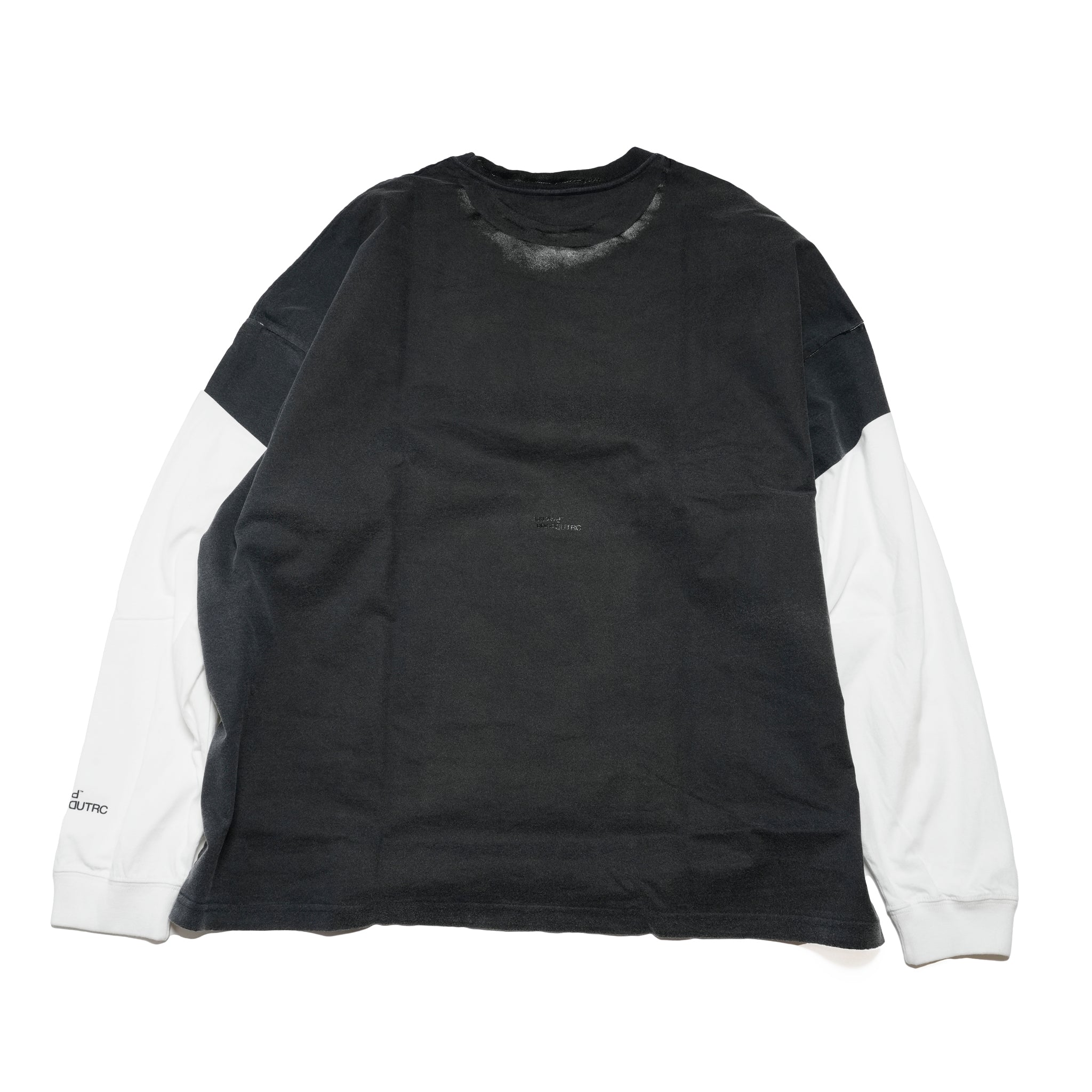グラフィック tee L/S_7 | Color_Color: White X Gray | No__217_color: white x gray【UNTRACE_アントレース】
