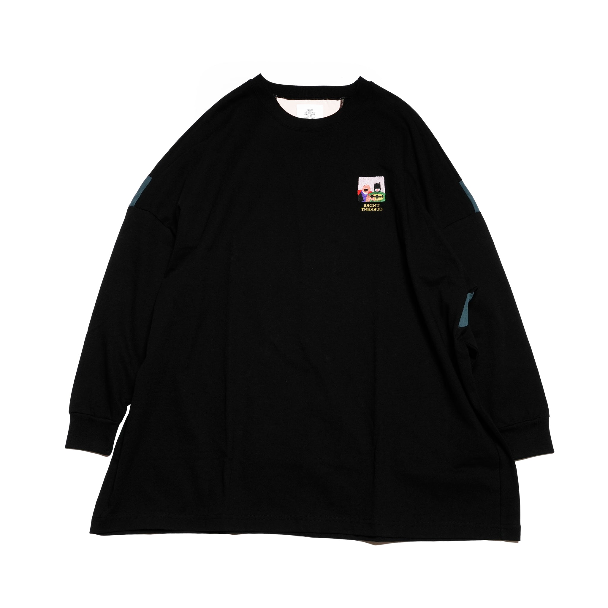 TALK ON YOUR BACK L/S T-SHIRT | Color_Black | No_sf25aw-19_black【STOF_ストフ】
