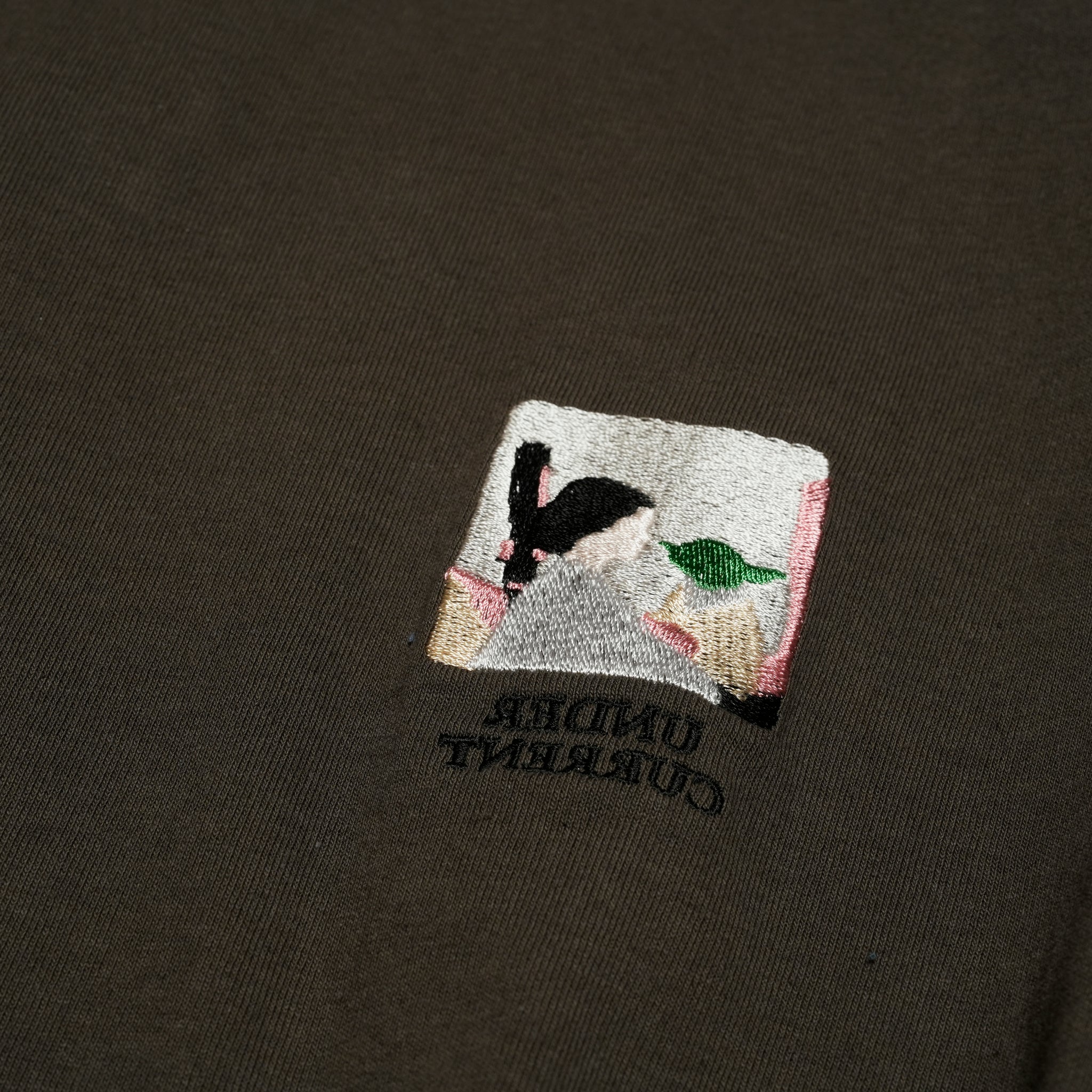 TALK ON YOUR BACK L/S T-SHIRT | Color_Charcoal | No_sf25aw-19_charcoal【STOF_ストフ】