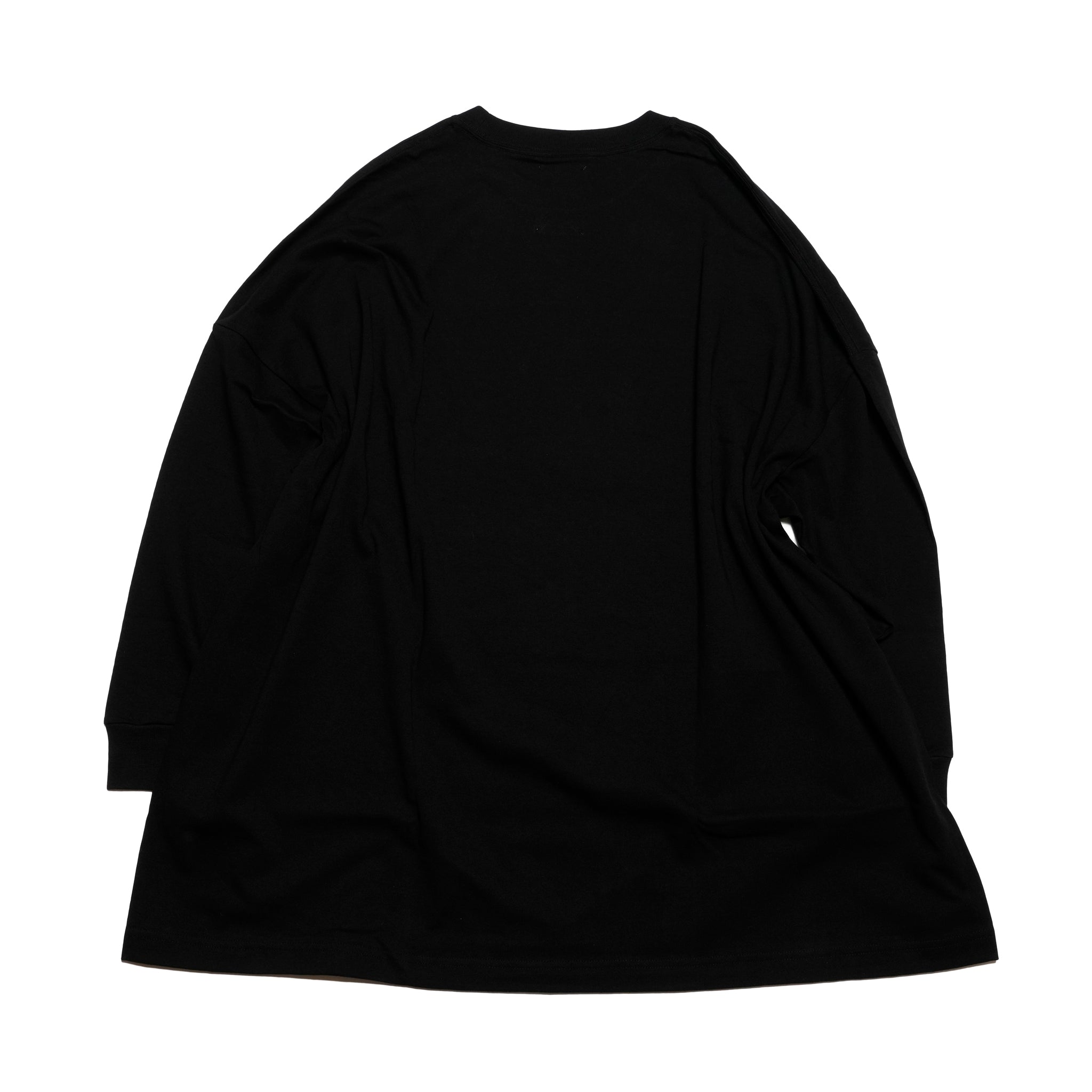 ECONOMY EMBROI L/S T-SHIRT | Color_Black | No_sf25aw-20c_black【STOF_ストフ】