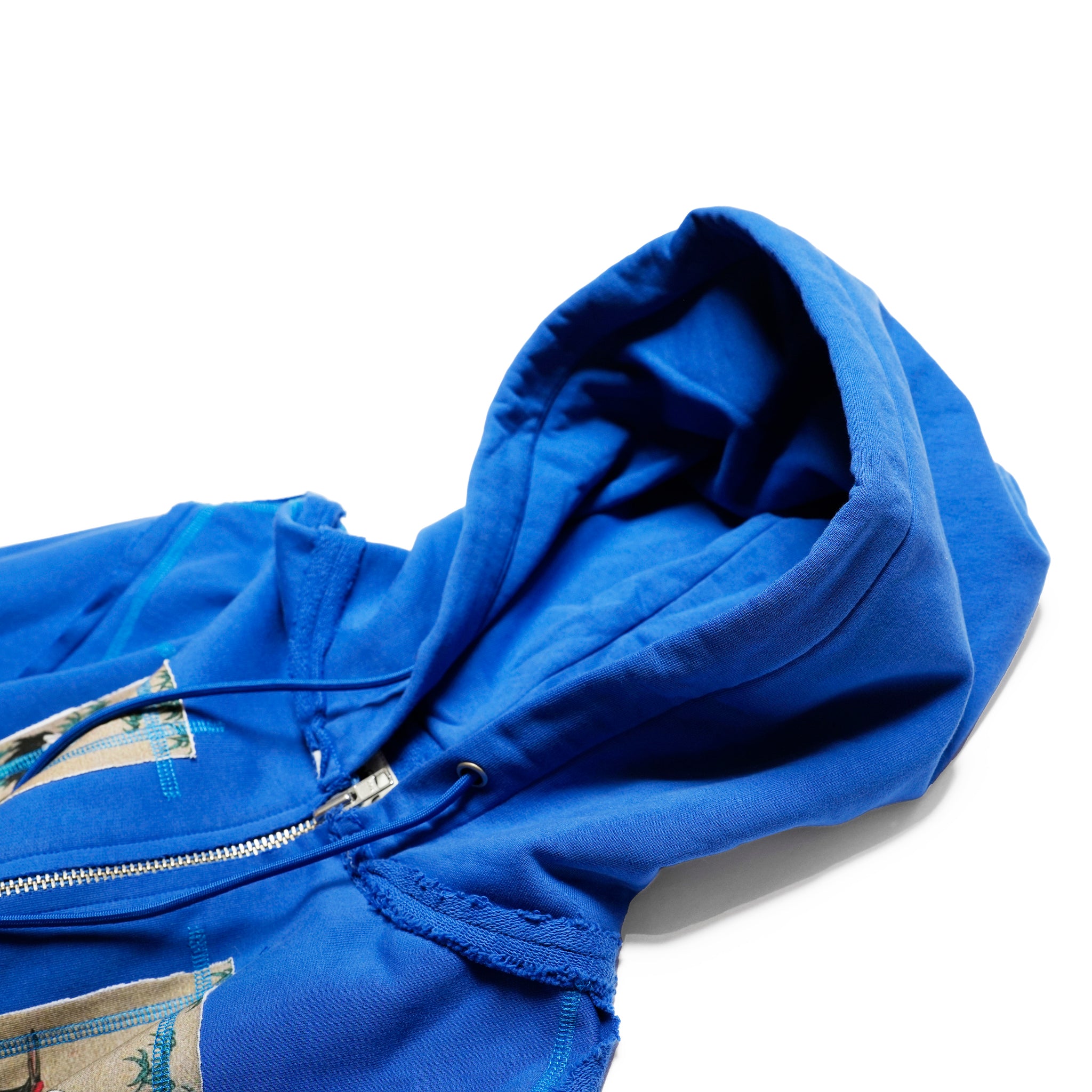 Pla25ssj16_Blue | Stamp zip-up | Color:Blue【PLATEAU STUDIO_プラトー スタジオ】【archive】