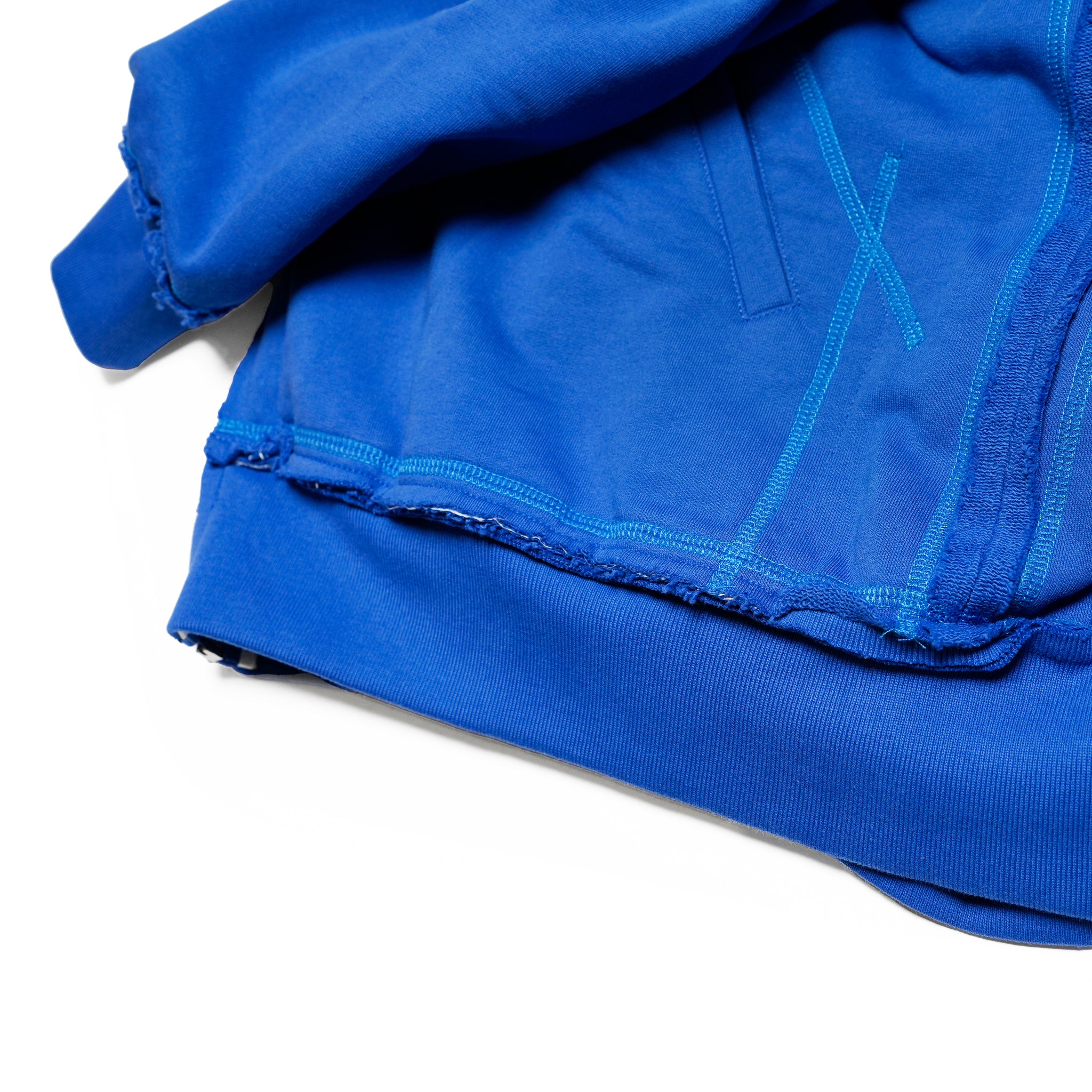 Pla25ssj16_Blue | Stamp zip-up | Color:Blue【PLATEAU STUDIO_プラトー スタジオ】【archive】
