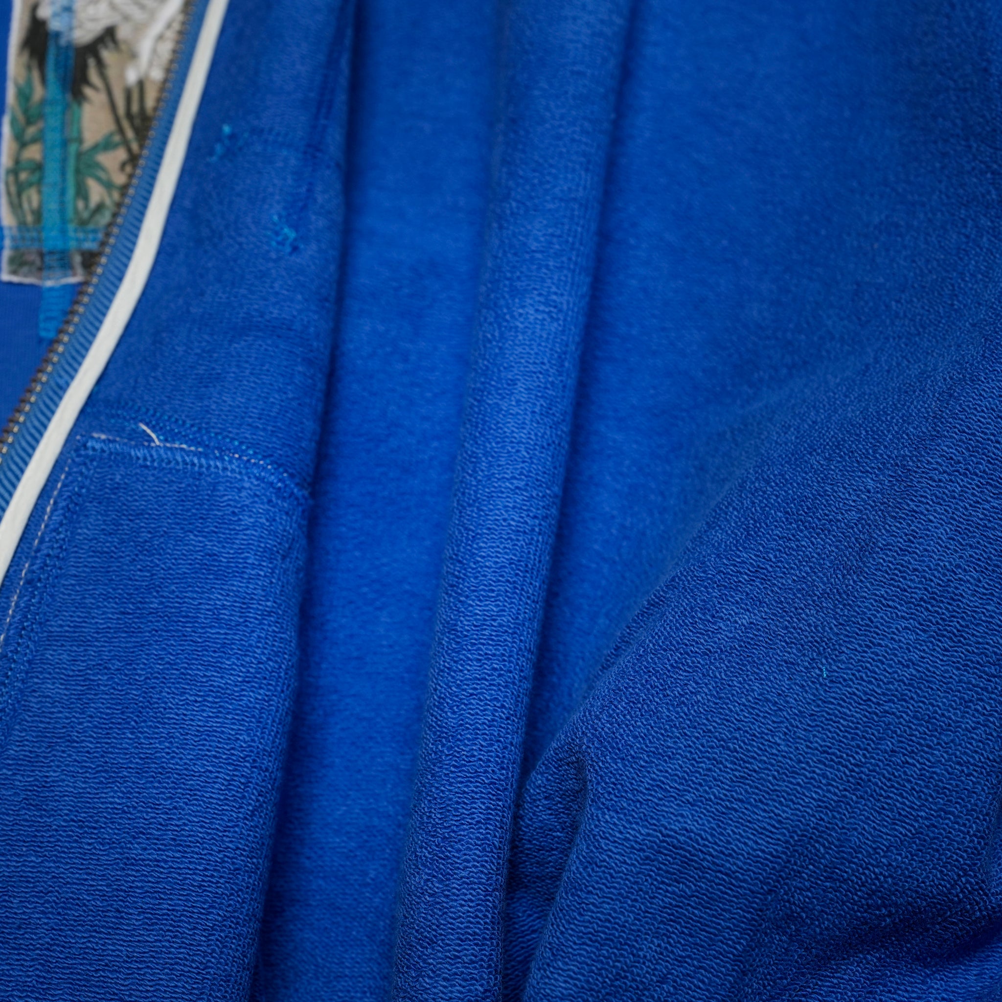 Pla25ssj16_Blue | Stamp zip-up | Color:Blue【PLATEAU STUDIO_プラトー スタジオ】【archive】