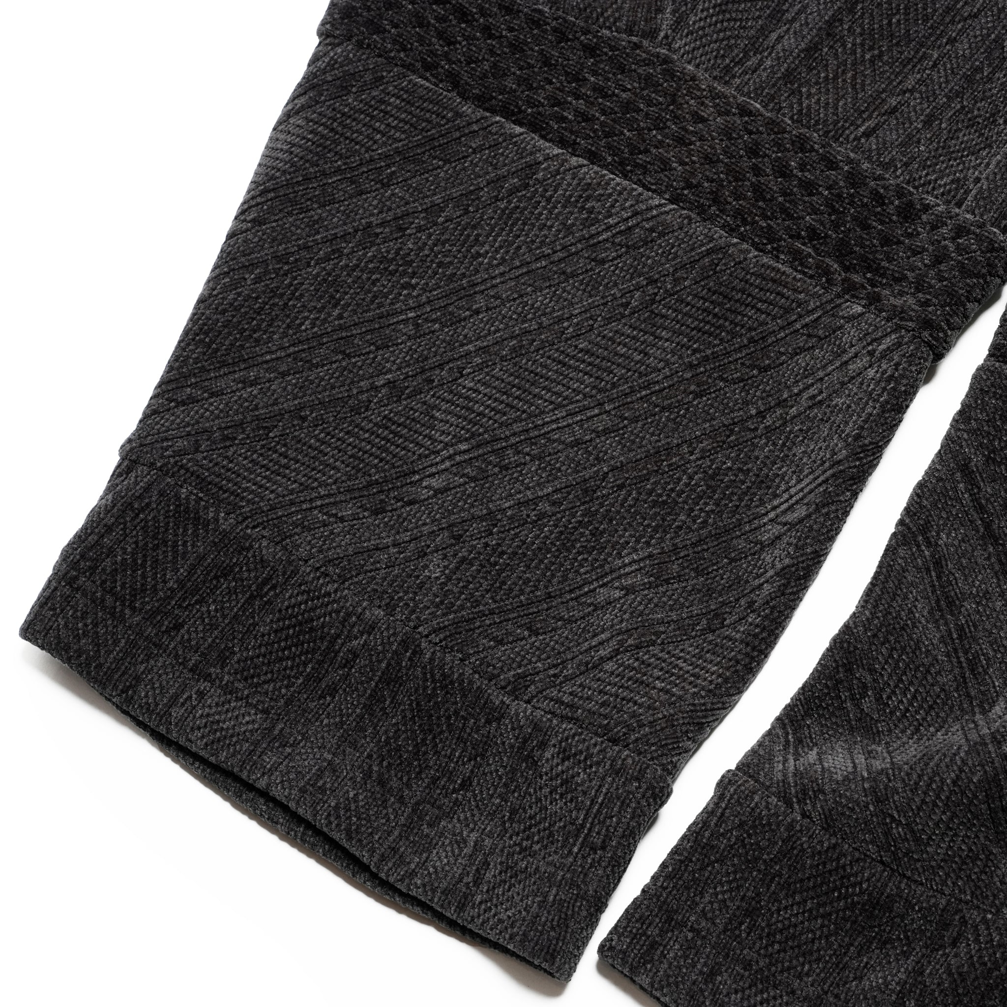 Pattern Switch Wide Pants | Color_Charcoal | No_bsd25aw-18_charcoal【BEDSIDEDRAMA_ベッドサイドドラマ】