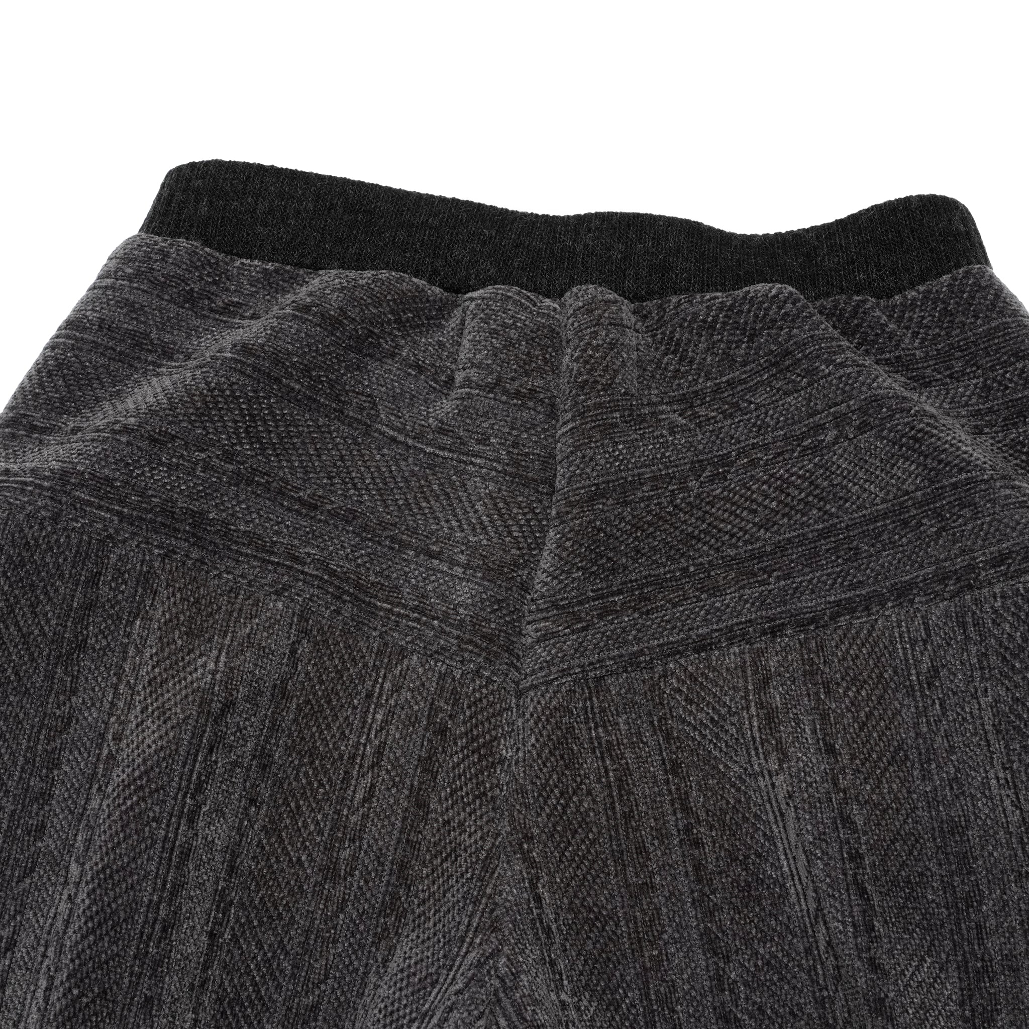 Pattern Switch Wide Pants | Color_Charcoal | No_bsd25aw-18_charcoal【BEDSIDEDRAMA_ベッドサイドドラマ】