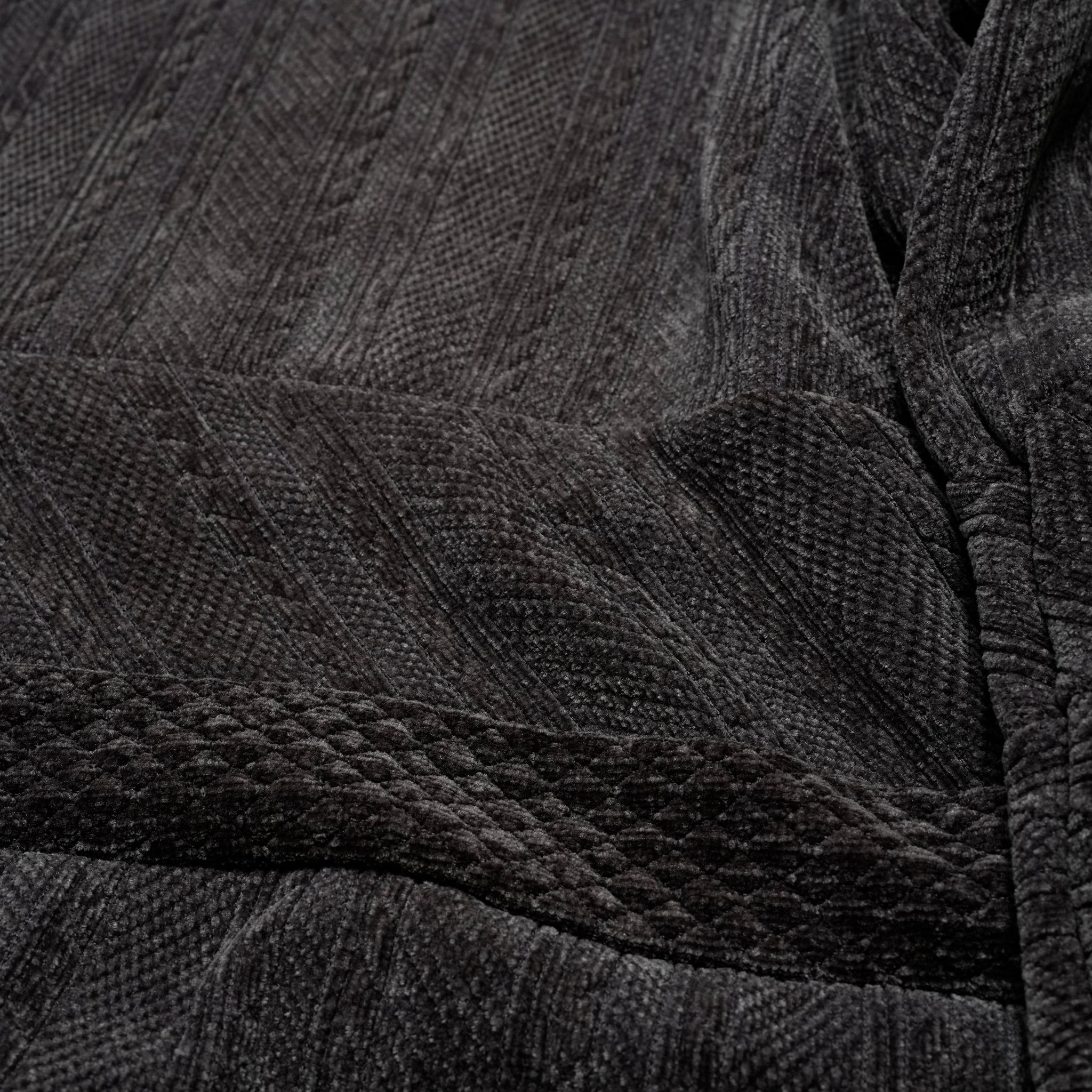 Pattern Switch Pullover | Color_Charcoal | No_bsd25aw-17_charcoal【BEDSIDEDRAMA_ベッドサイドドラマ】