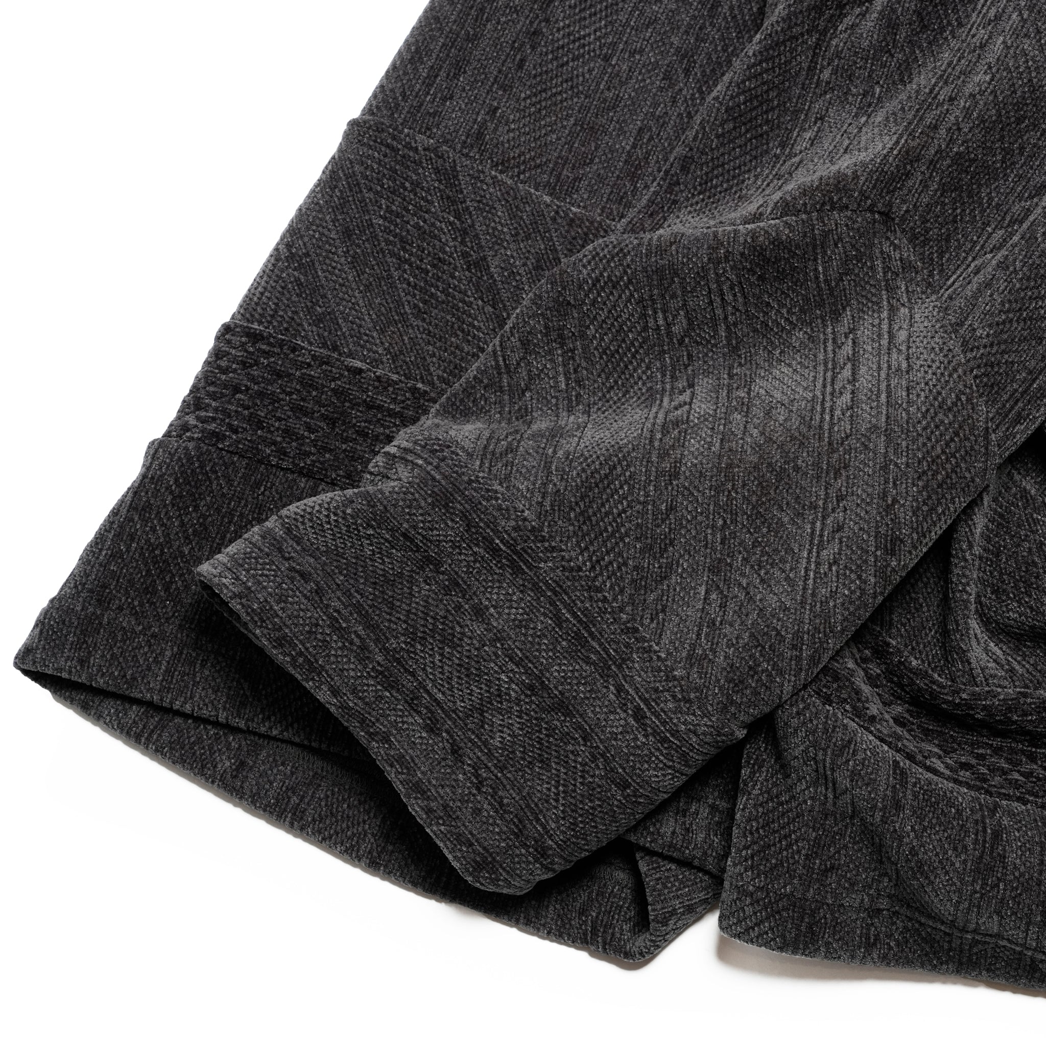 Pattern Switch Pullover | Color_Charcoal | No_bsd25aw-17_charcoal【BEDSIDEDRAMA_ベッドサイドドラマ】