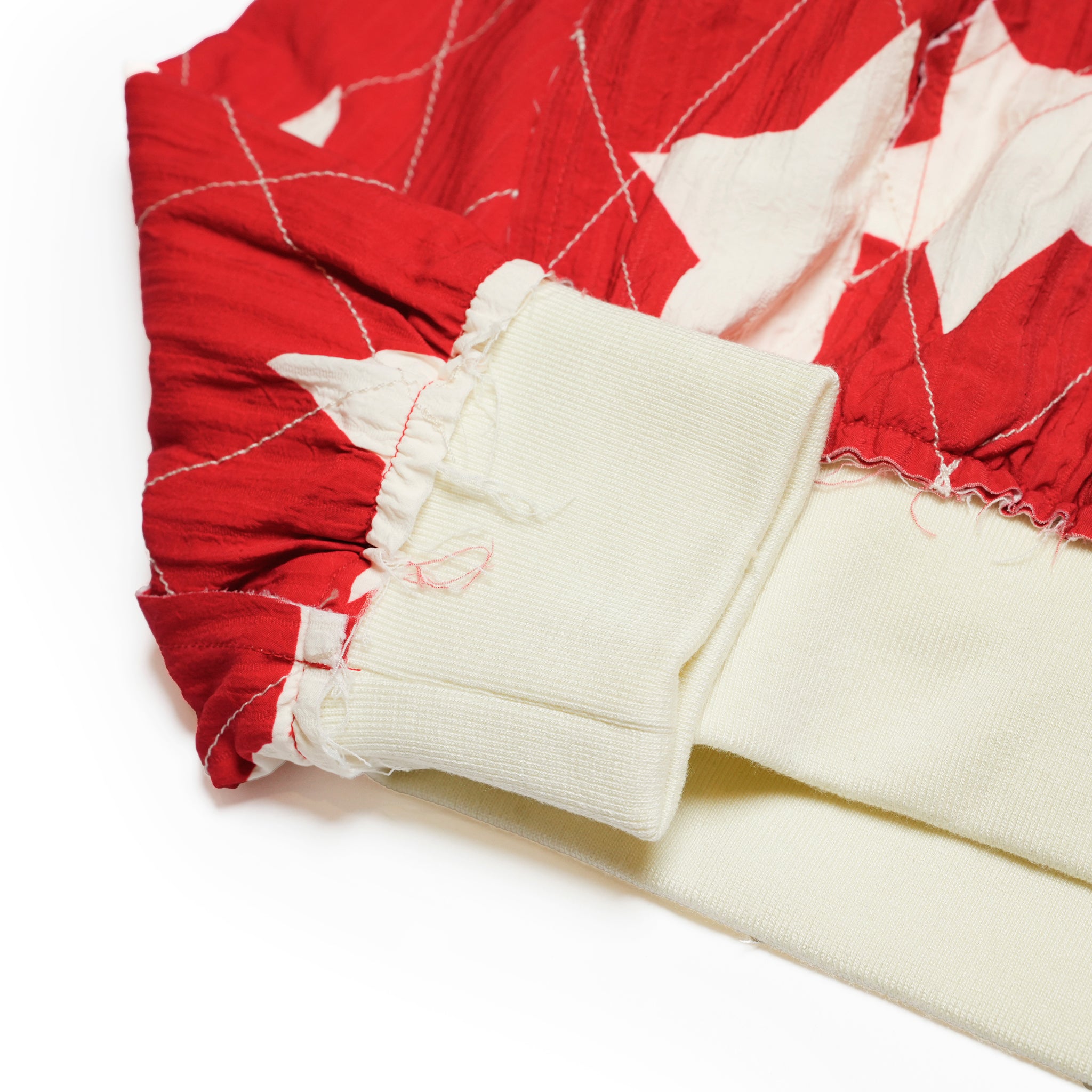 Pla25ssj11_Red | Star zip-up jacket | Color:Red【PLATEAU STUDIO_プラトー スタジオ】【archive】