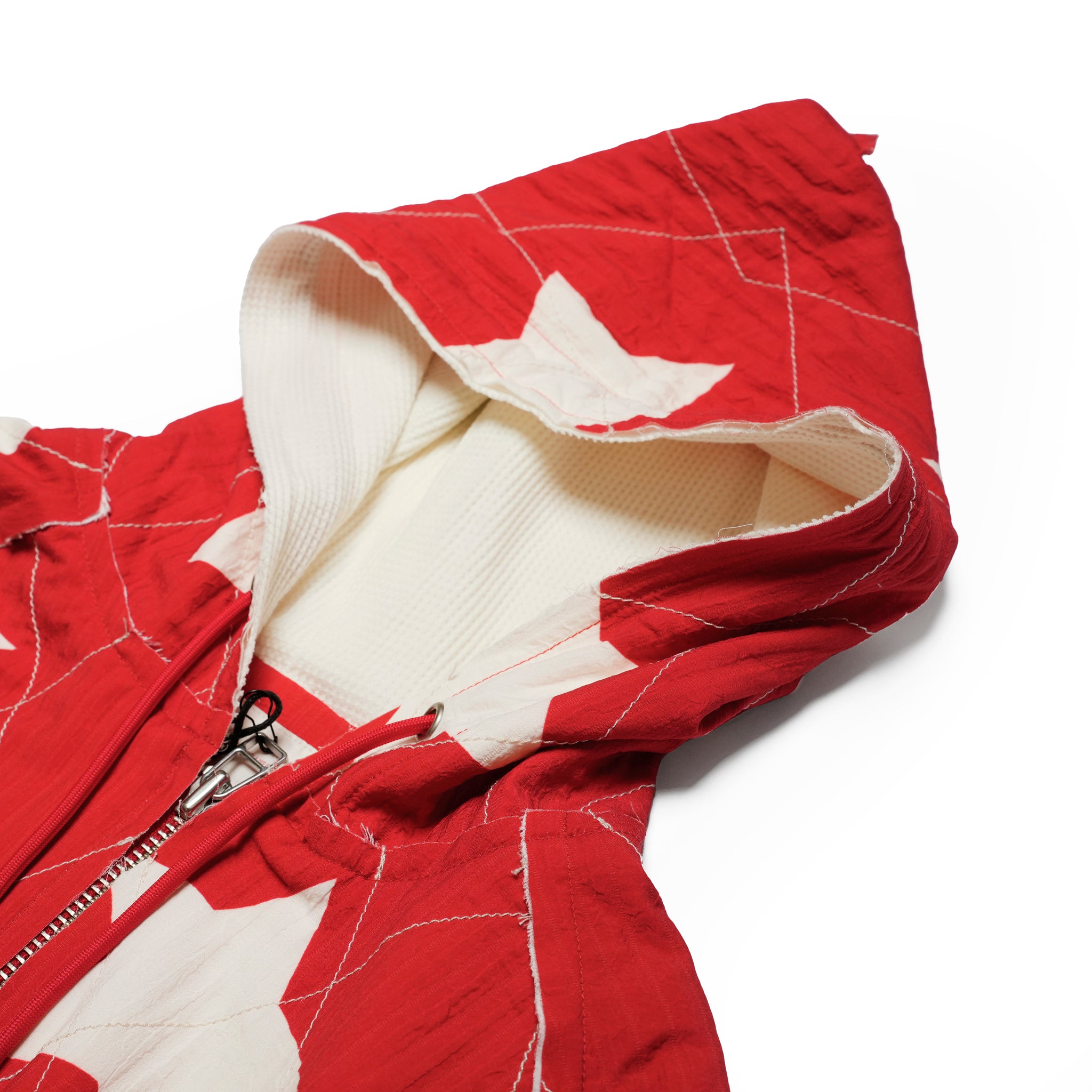 Pla25ssj11_Red | Star zip-up jacket | Color:Red【PLATEAU STUDIO_プラトー スタジオ】【archive】