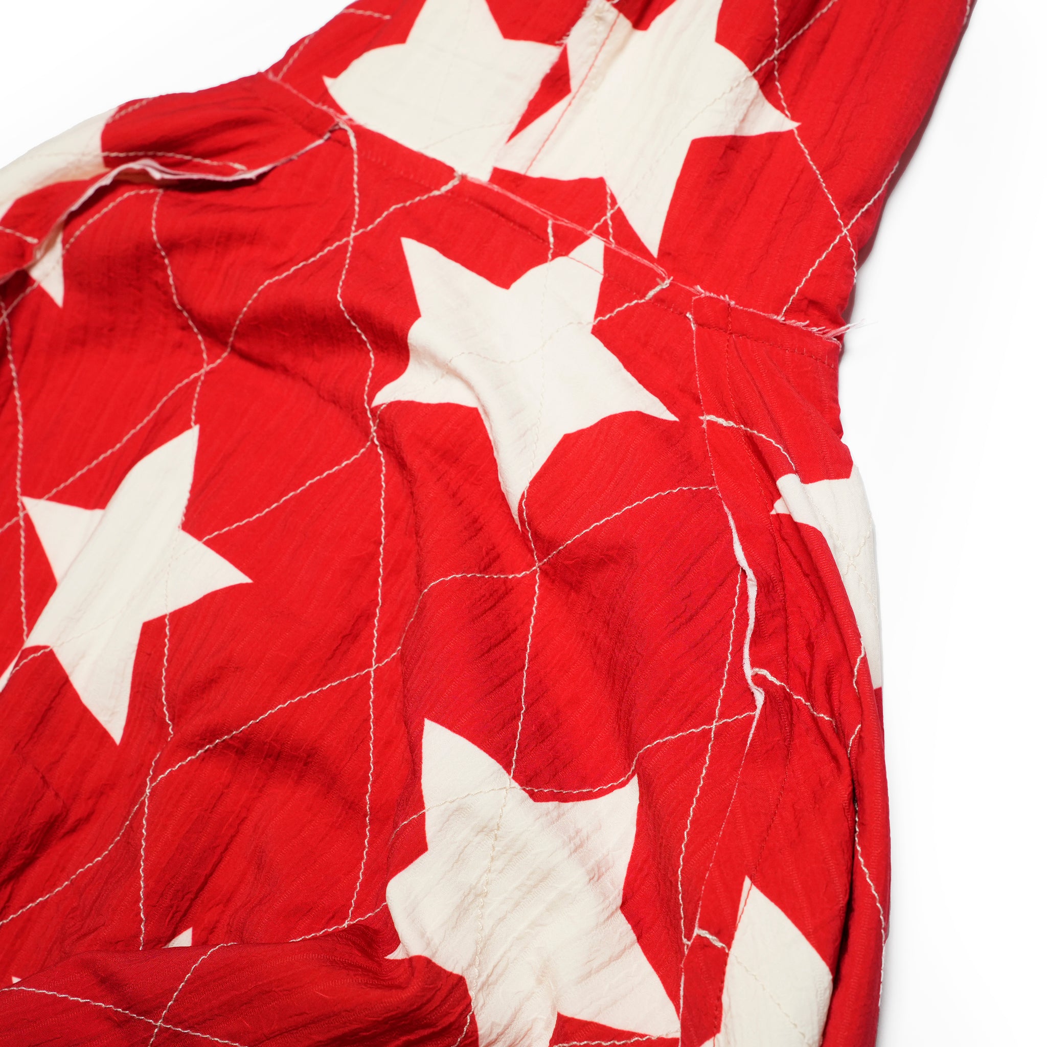 Pla25ssj11_Red | Star zip-up jacket | Color:Red【PLATEAU STUDIO_プラトー スタジオ】【archive】