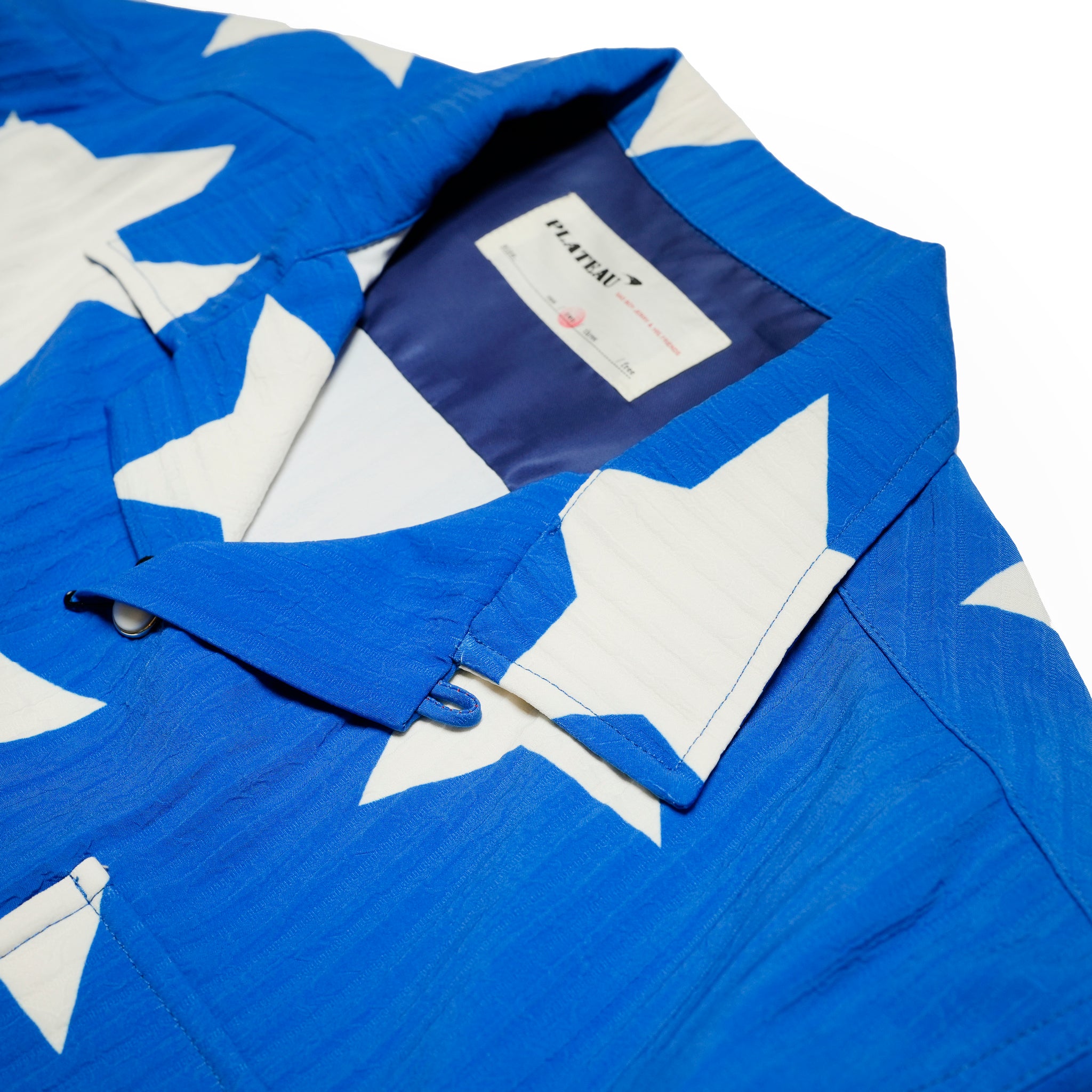 Pla25sst27_Blue | Star l/s shirt | Color:Blue【PLATEAU STUDIO_プラトー スタジオ】【archive】