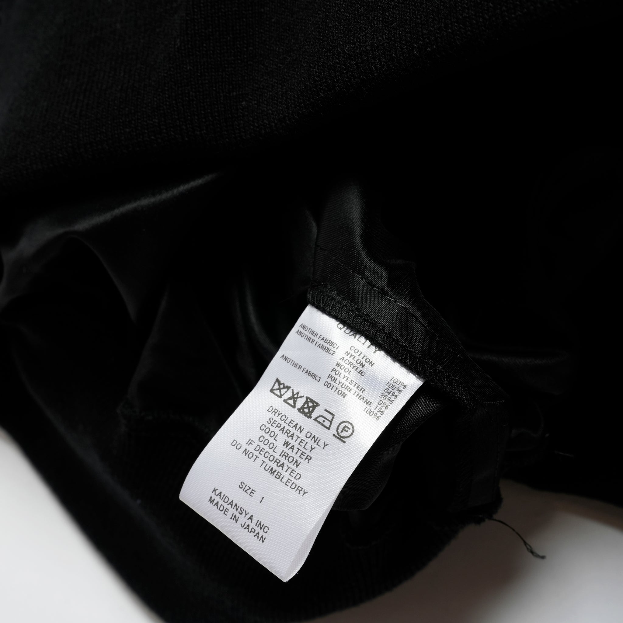 Jomon Period Parker | Color_Black | No_bsd25aw-13_black【BEDSIDEDRAMA_ベッドサイドドラマ】