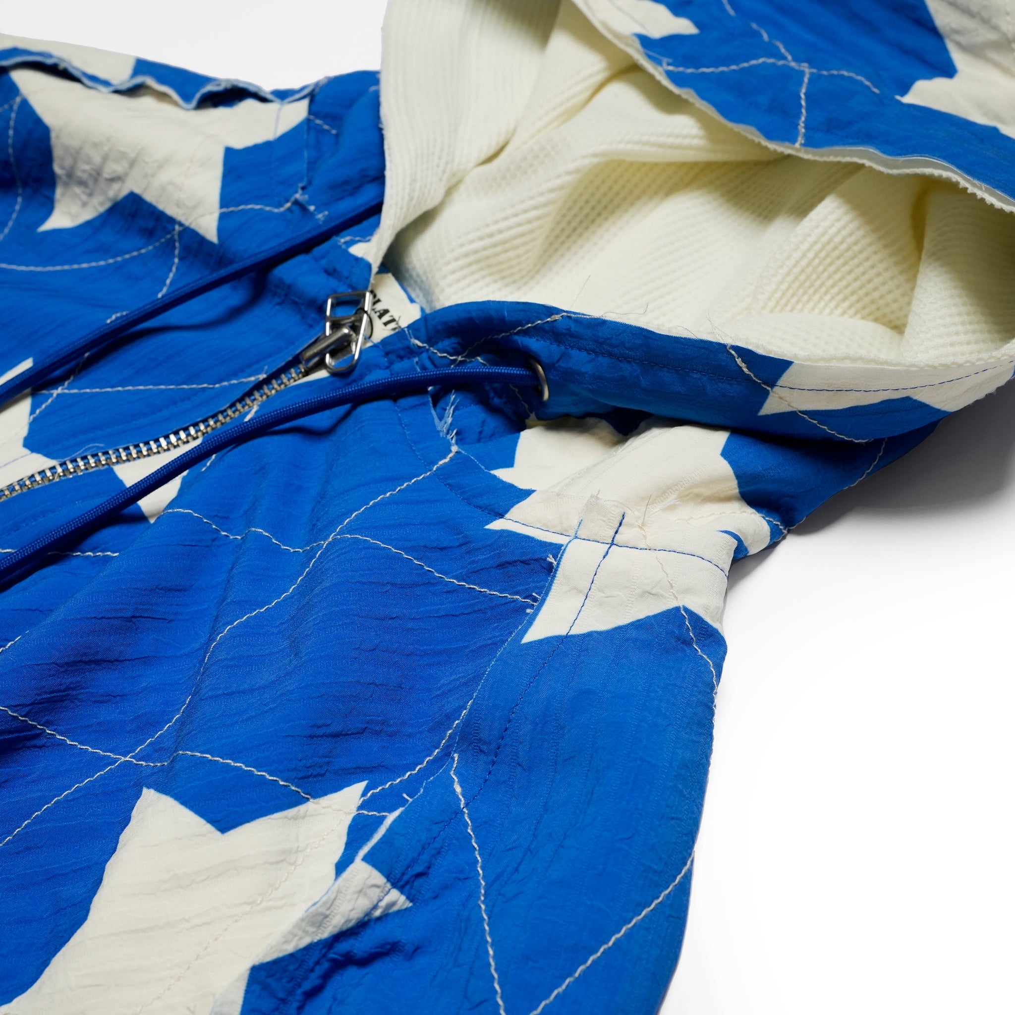 Pla25ssj10_Blue | Star zip-up jacket | Color:Blue【PLATEAU STUDIO_プラトー スタジオ】