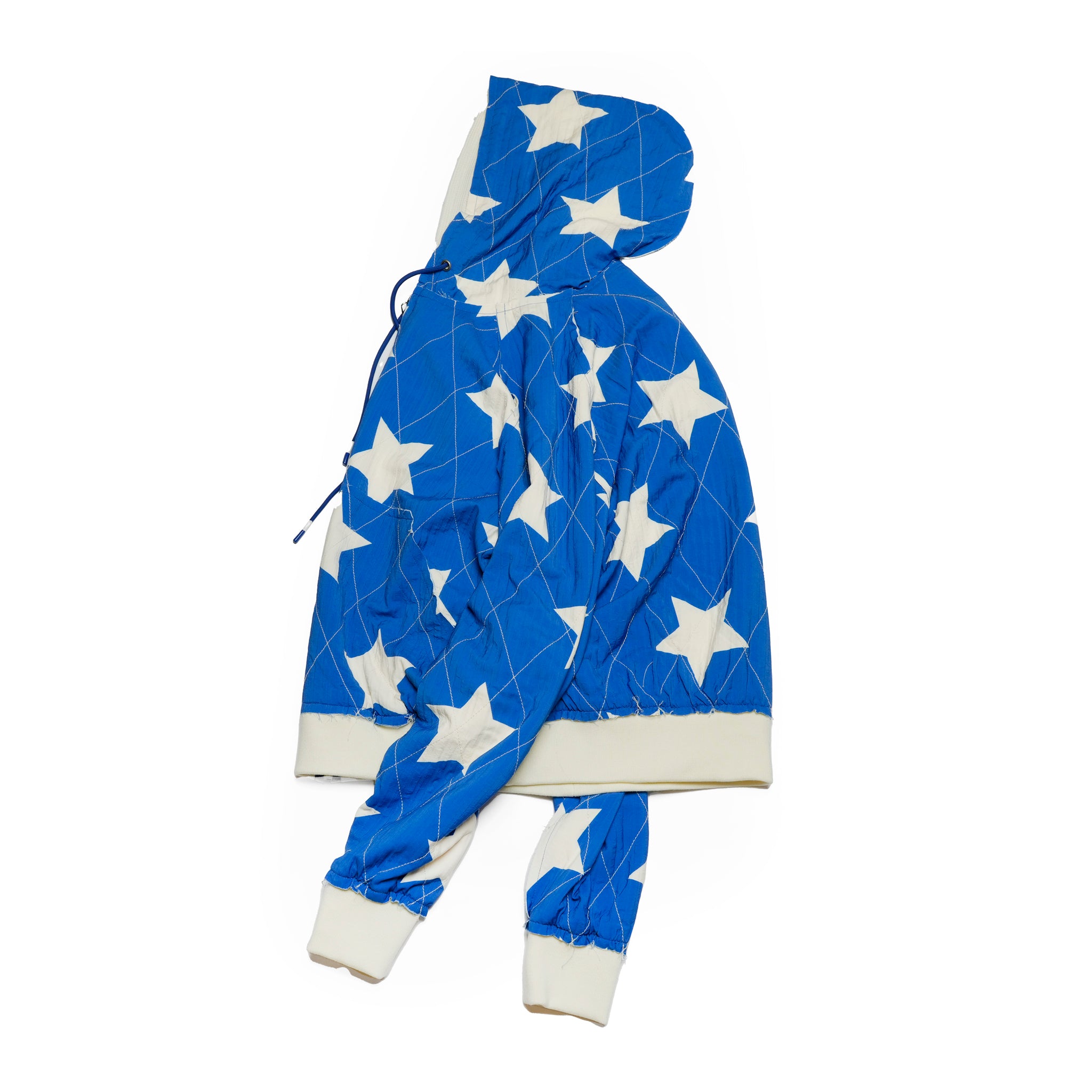 Pla25ssj10_Blue | Star zip-up jacket | Color:Blue【PLATEAU STUDIO_プラトー スタジオ】