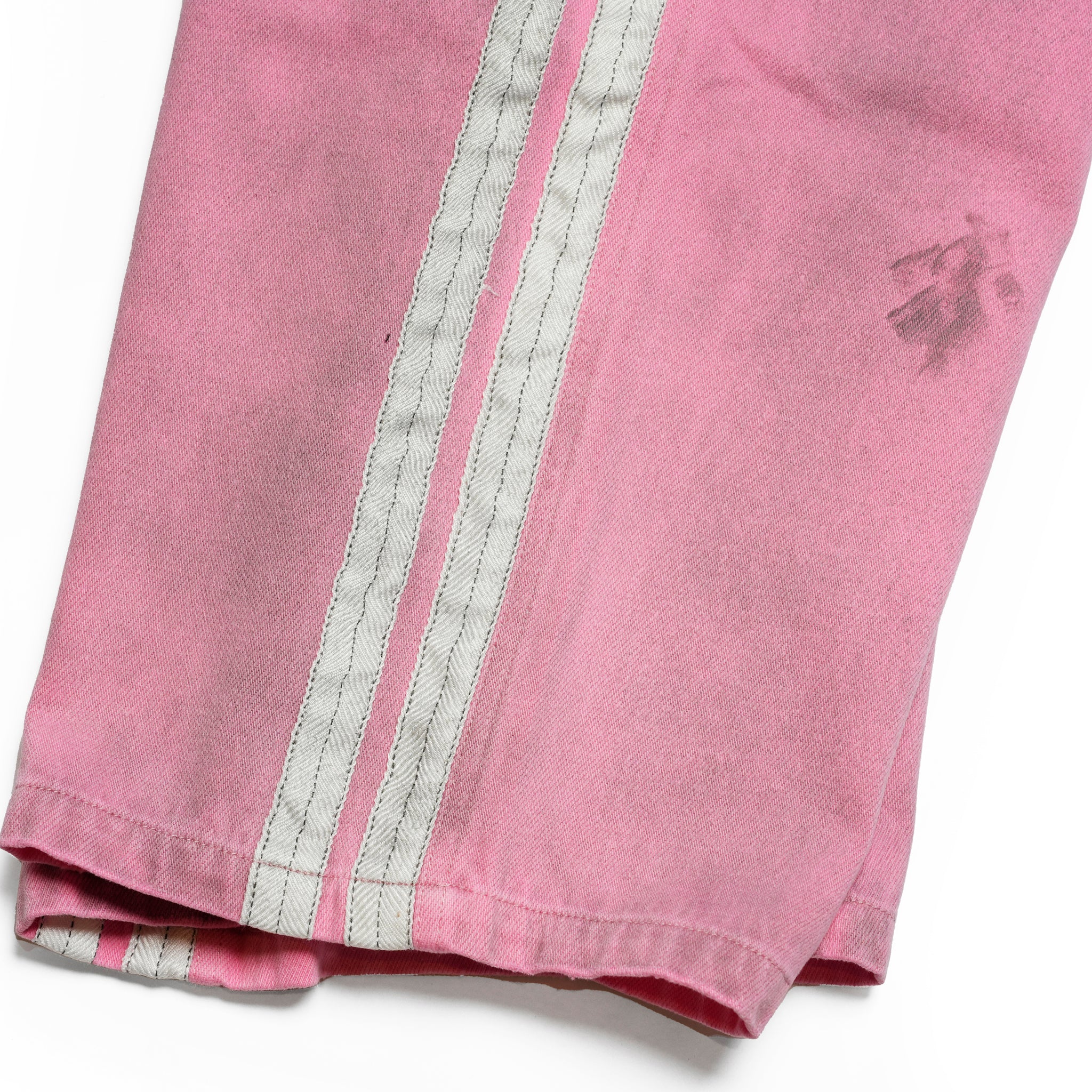 Pla25ssp09_Dirty Pink | Side line dirty pants | Color:Dirty Pink【PLATEAU STUDIO_プラトー スタジオ】【archive】