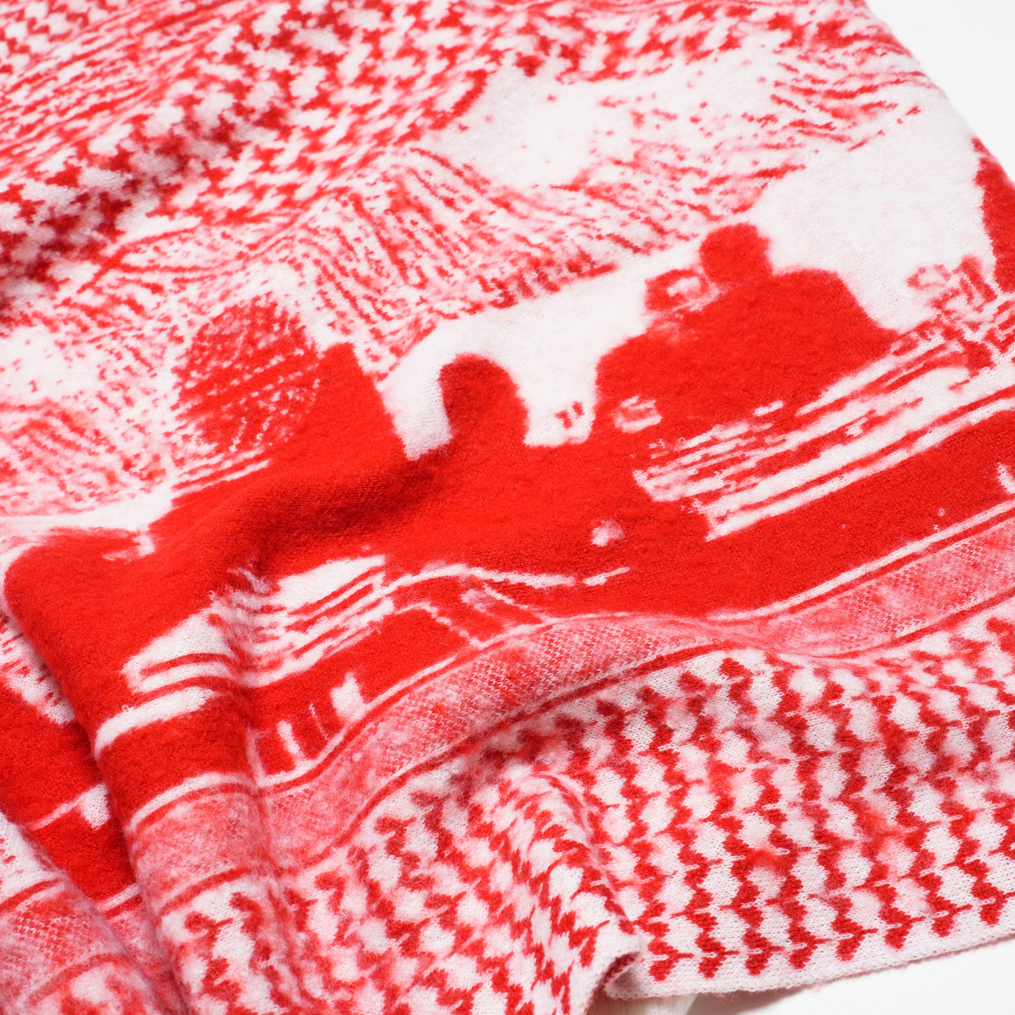 STAR SCHMUG STOLE | Color_Red | No_sf25aw-13_red【STOF_ストフ】