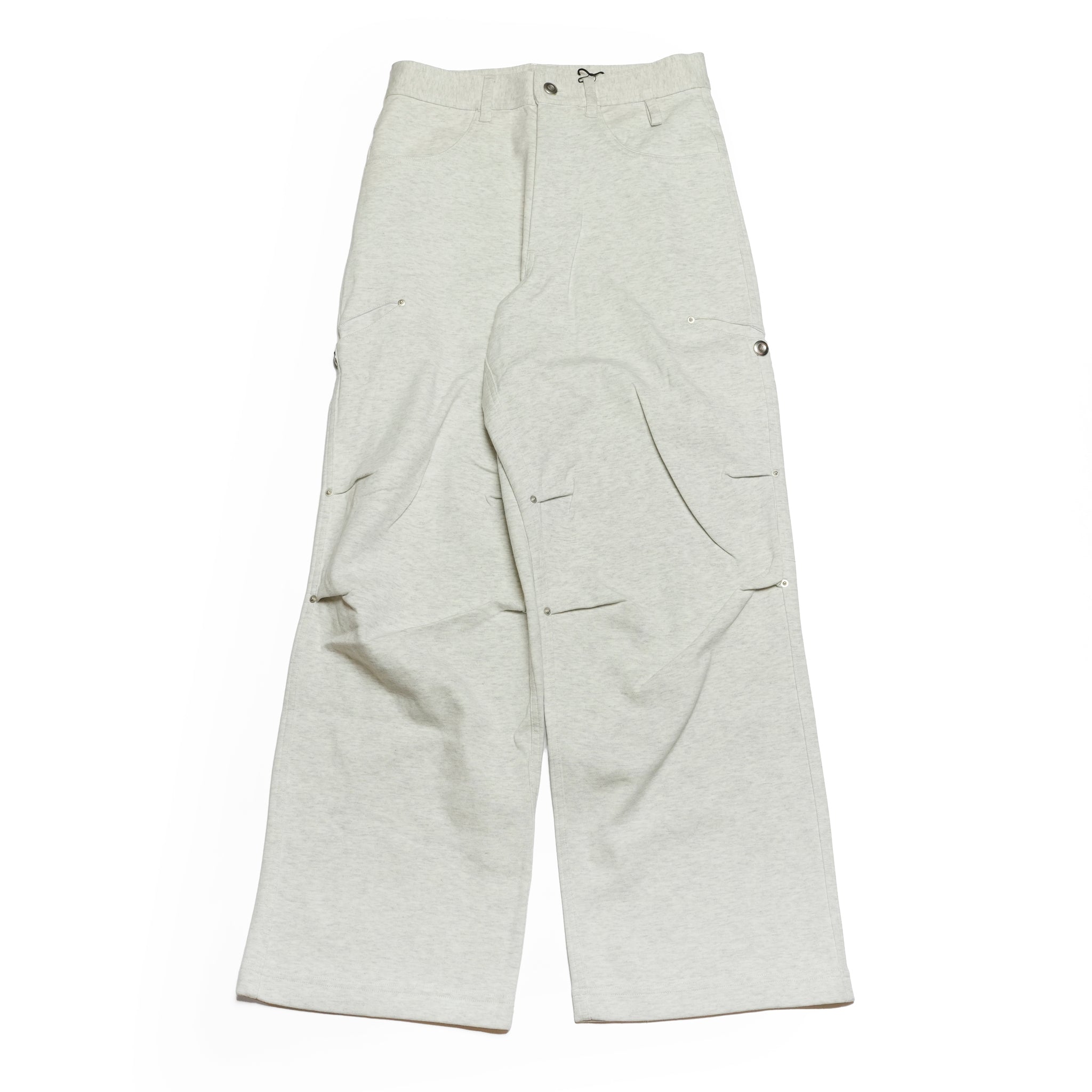 Pla25ssp11_Light Grey | Sweat cargo pants | Color:Light Grey【PLATEAU STUDIO_プラトー スタジオ】【archive】
