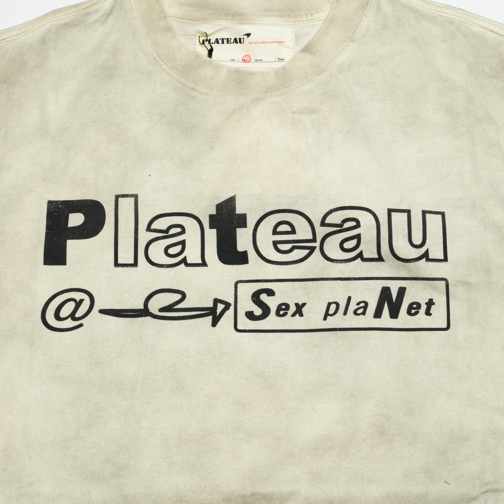 Pla25sst18_Dirty Beige | Sp tee | Color:Dirty Beige【PLATEAU STUDIO_プラトー スタジオ】【archive】