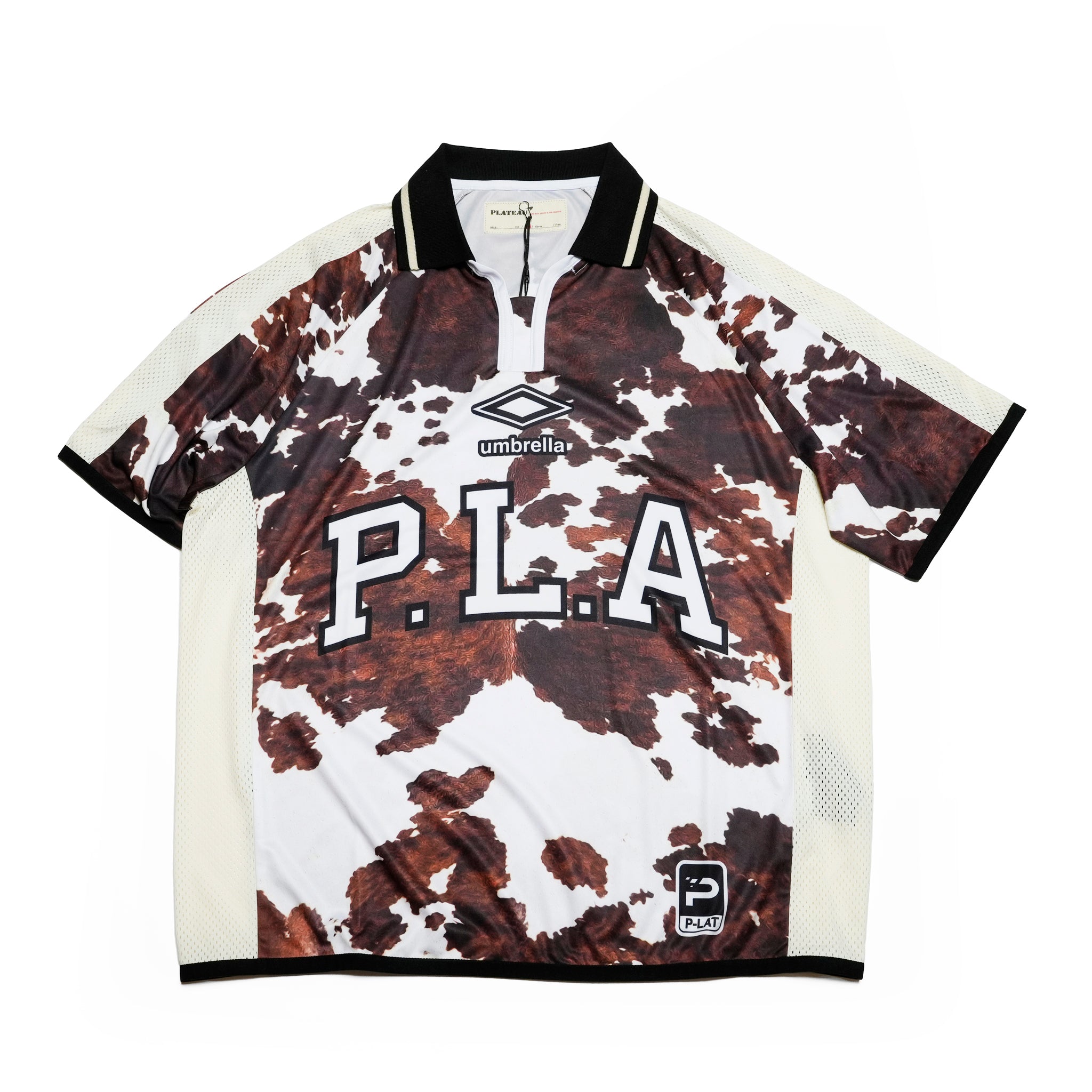 Pla25sst09_Print | Cowhide jersey | Color:Print【PLATEAU STUDIO_プラトー スタジオ】【archive】