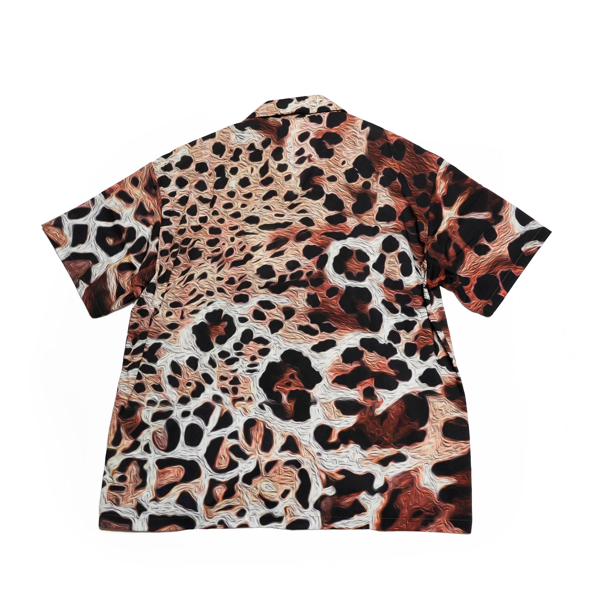 Pla25sst03_Print | Leopard printed shirt | Color:Print【PLATEAU STUDIO_プラトー スタジオ】