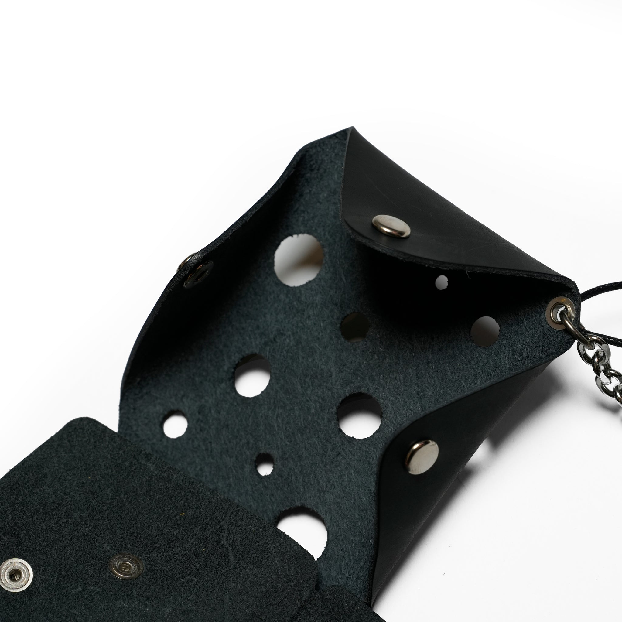 Pla25ssac16_Black | Cheese coin case | Color:Black【PLATEAU STUDIO_プラトー スタジオ】【ネコポス選択可能】