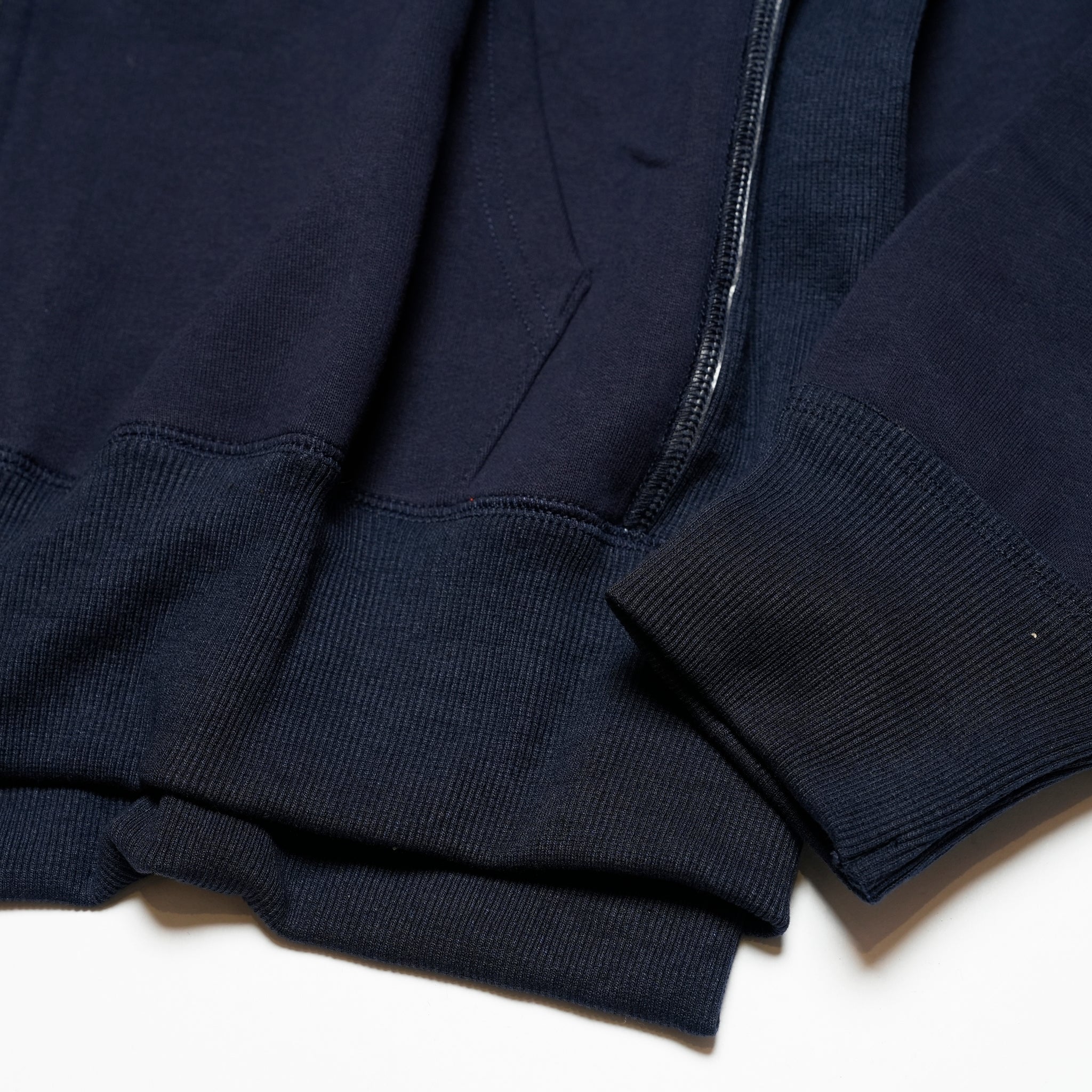 _173_Dark Navy | ジップフーディー | Color:Dark Navy【UNTRACE_アントレース】