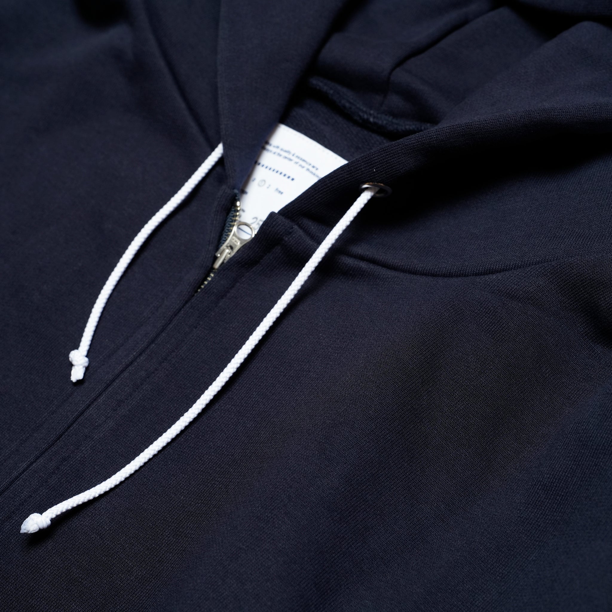 _173_Dark Navy | ジップフーディー | Color:Dark Navy【UNTRACE_アントレース】