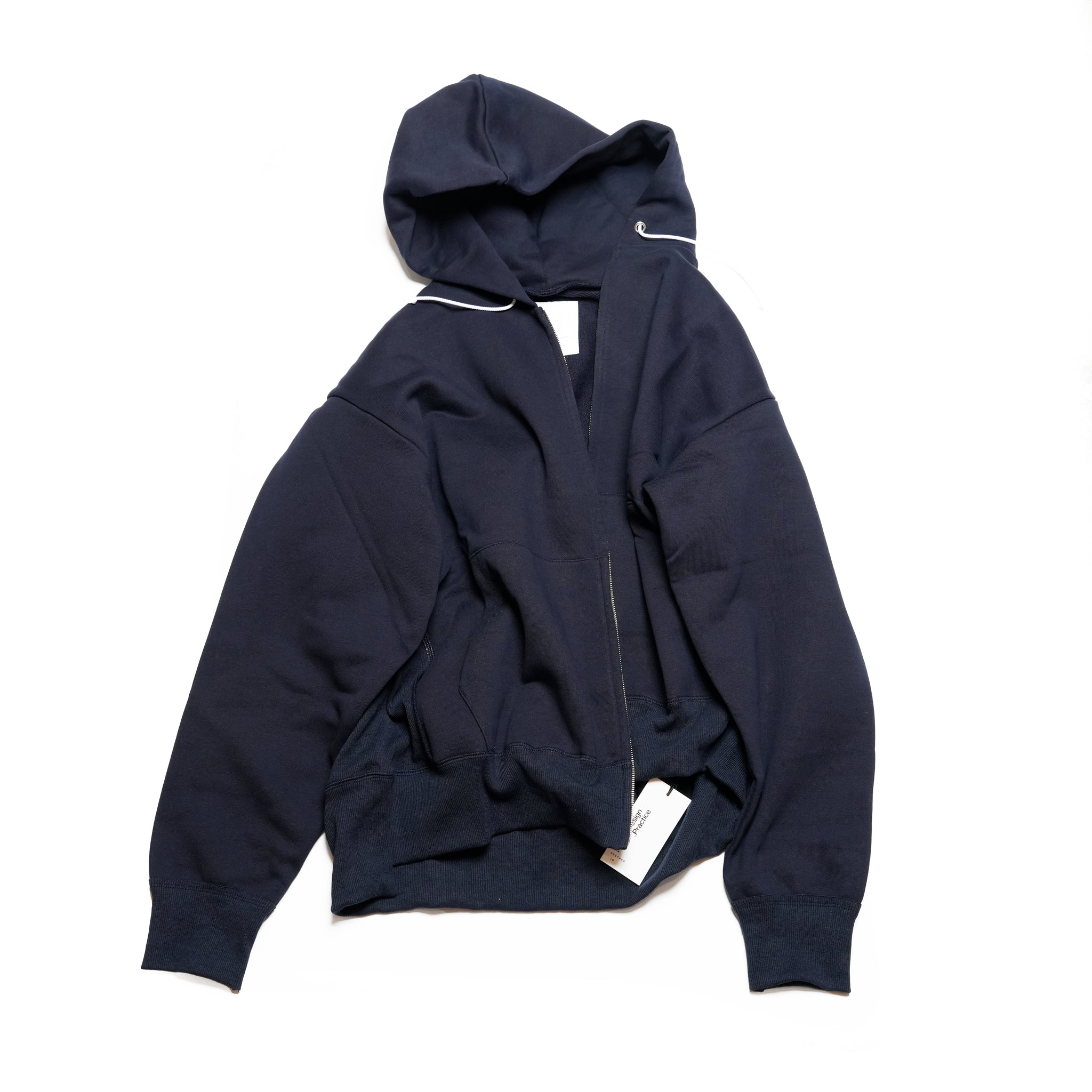 _173_Dark Navy | ジップフーディー | Color:Dark Navy【UNTRACE_アントレース】