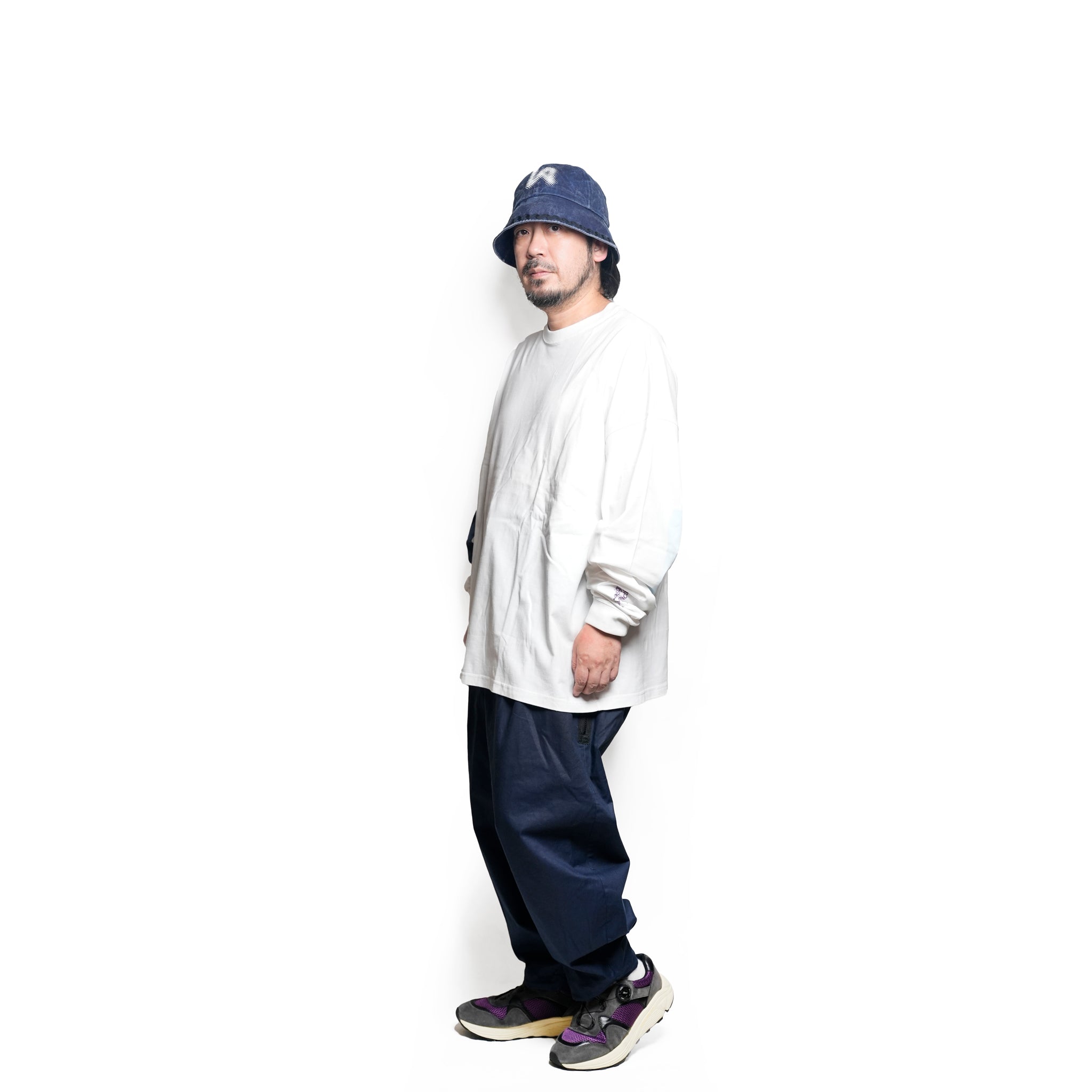 グラフィック tee L/S_4 | Color_Color: White | No__214_color: white【UNTRACE_アントレース】