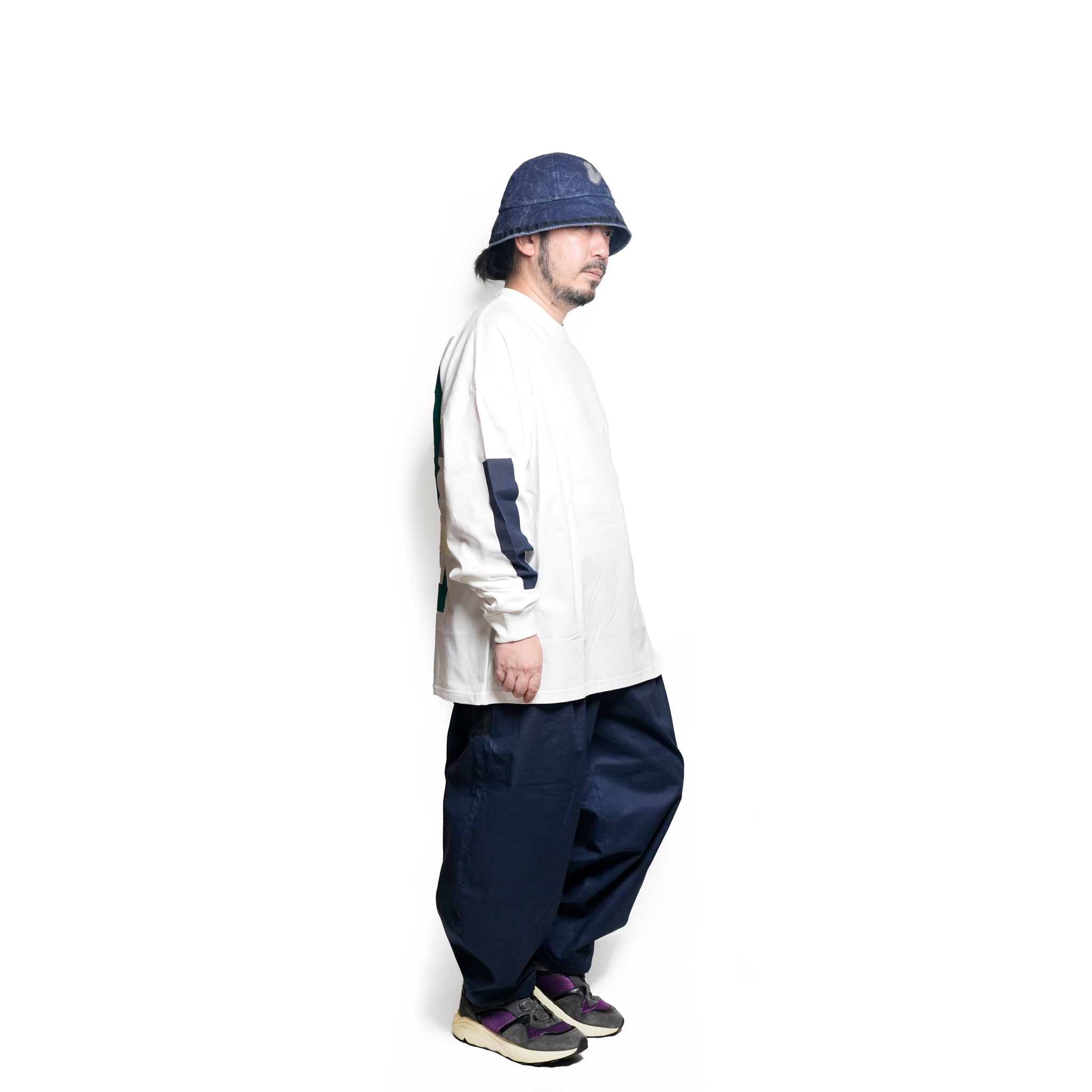 グラフィック tee L/S_4 | Color_Color: White | No__214_color: white【UNTRACE_アントレース】