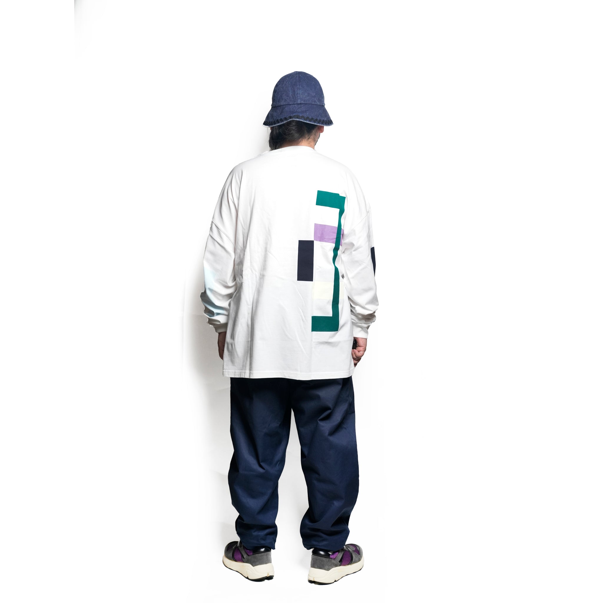 グラフィック tee L/S_4 | Color_Color: White | No__214_color: white【UNTRACE_アントレース】